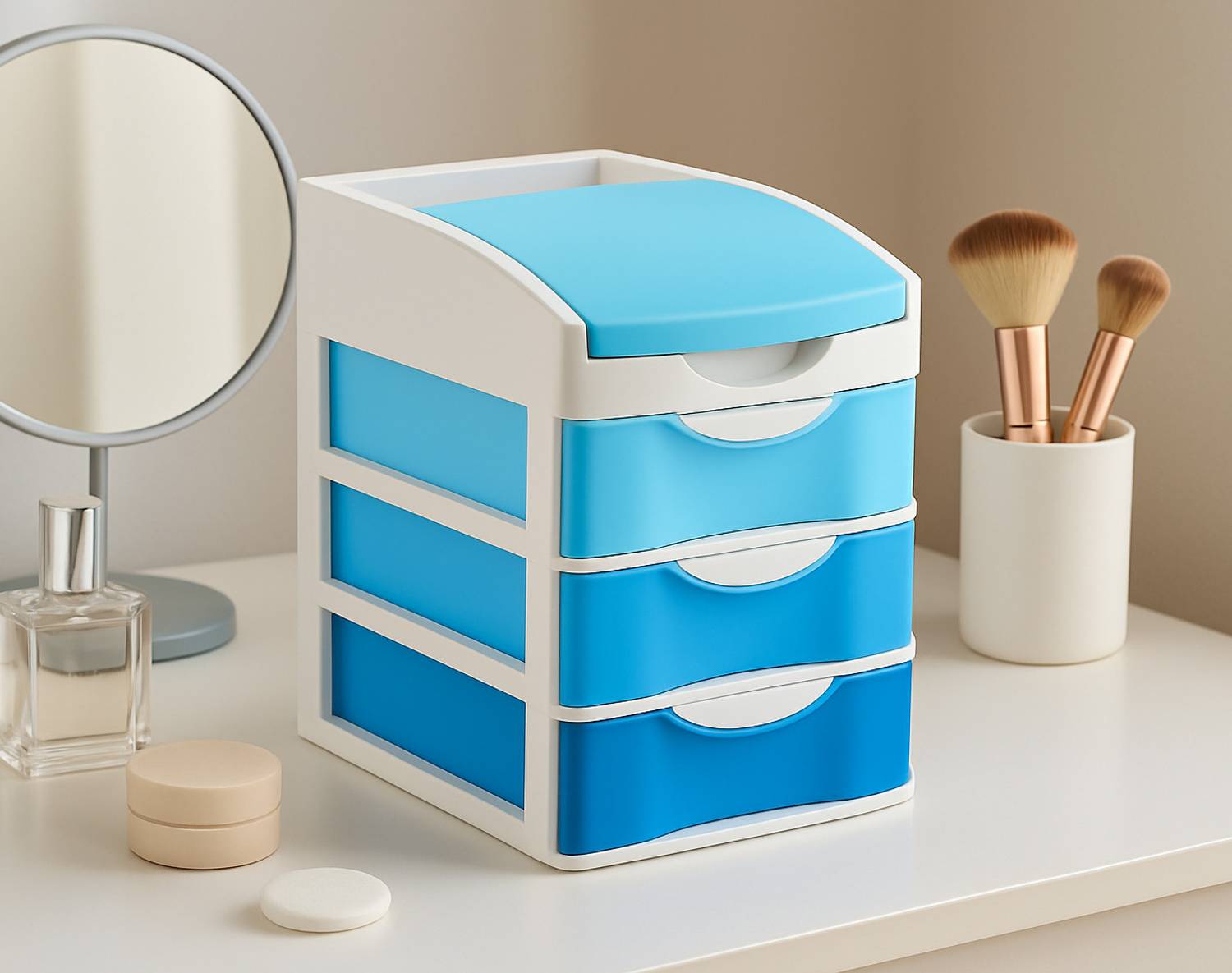Flipkart SmartBuy Utensil Kitchen Rack Plastic Small Size Make-up MulitPurpose Drawer Rack Organizers