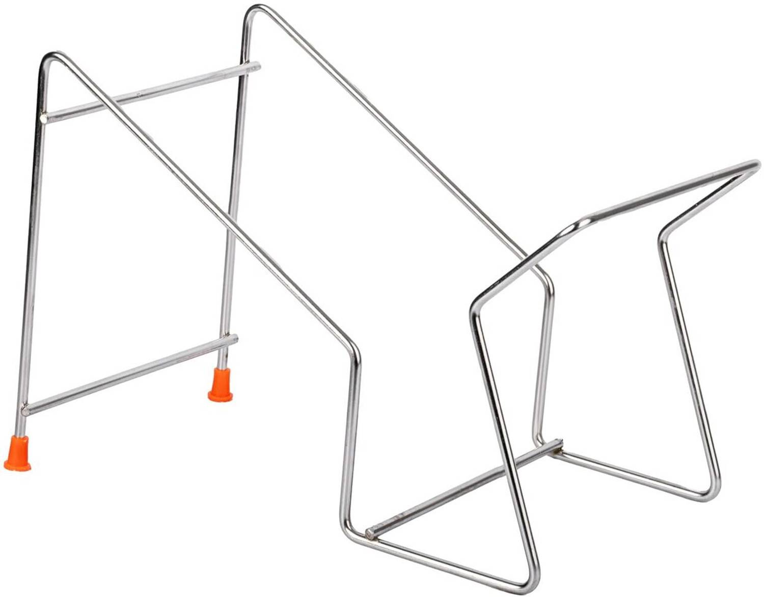 BIRDWING Utensil Kitchen Rack Steel Rice Pot Drainer Stand | Stainless Steel Drain Stand