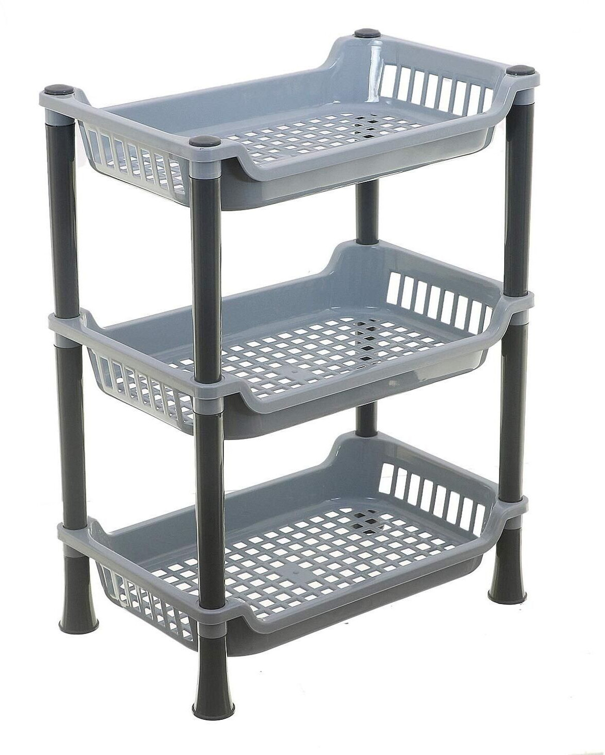 Image of MGKENTERPRISE Fruits /Vegetables Kitchen Rack Plastic Vegetable Stand|kitchen accessories | Plastic Kitchen Rack