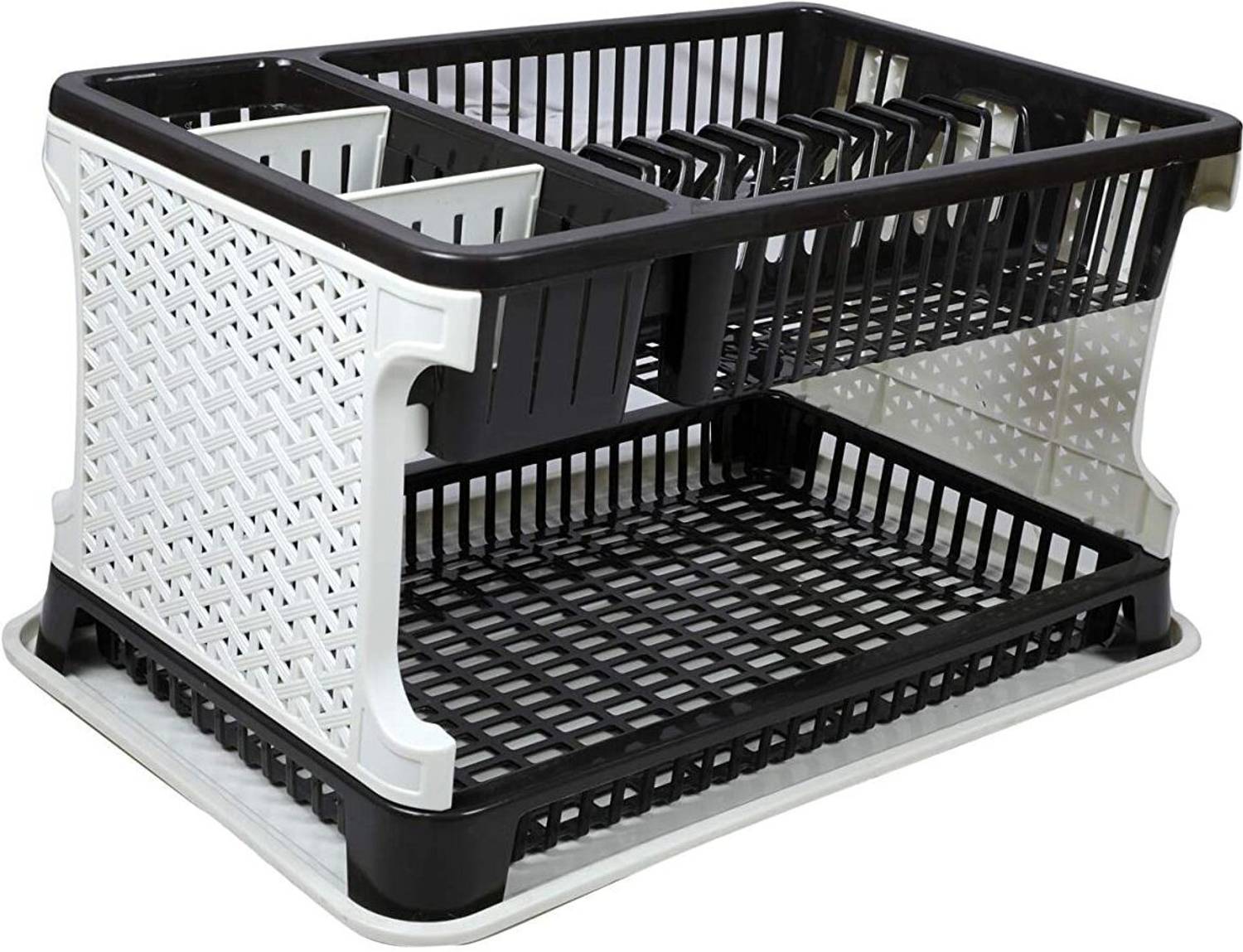 Fivean Dish Drainer Kitchen Rack Plastic Kitchen Organiser Rack Utensil Kitchen Rack — Kitchen Organizers & Racks