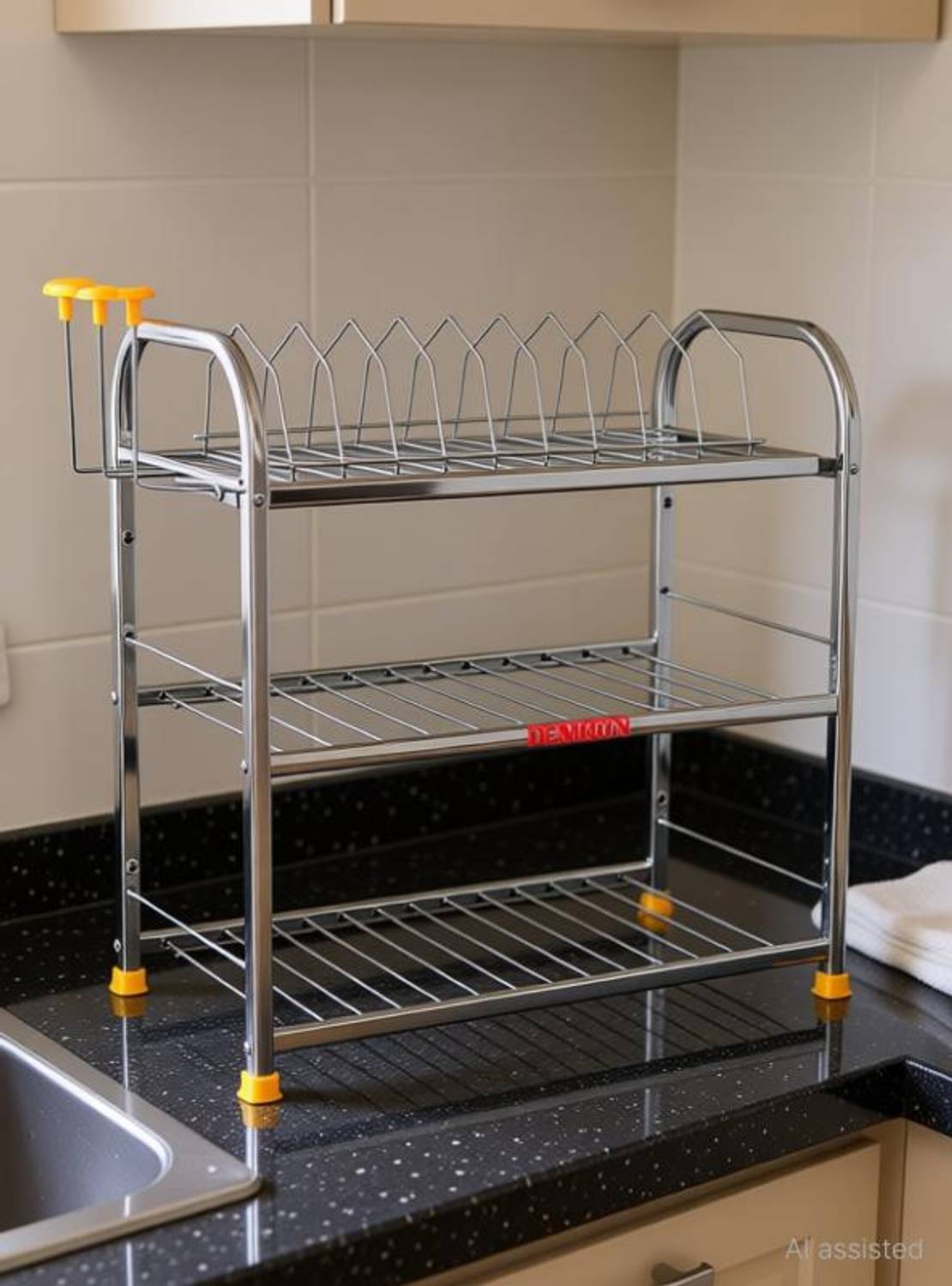 DEMIQON 3-Tier Dish Drying Rack