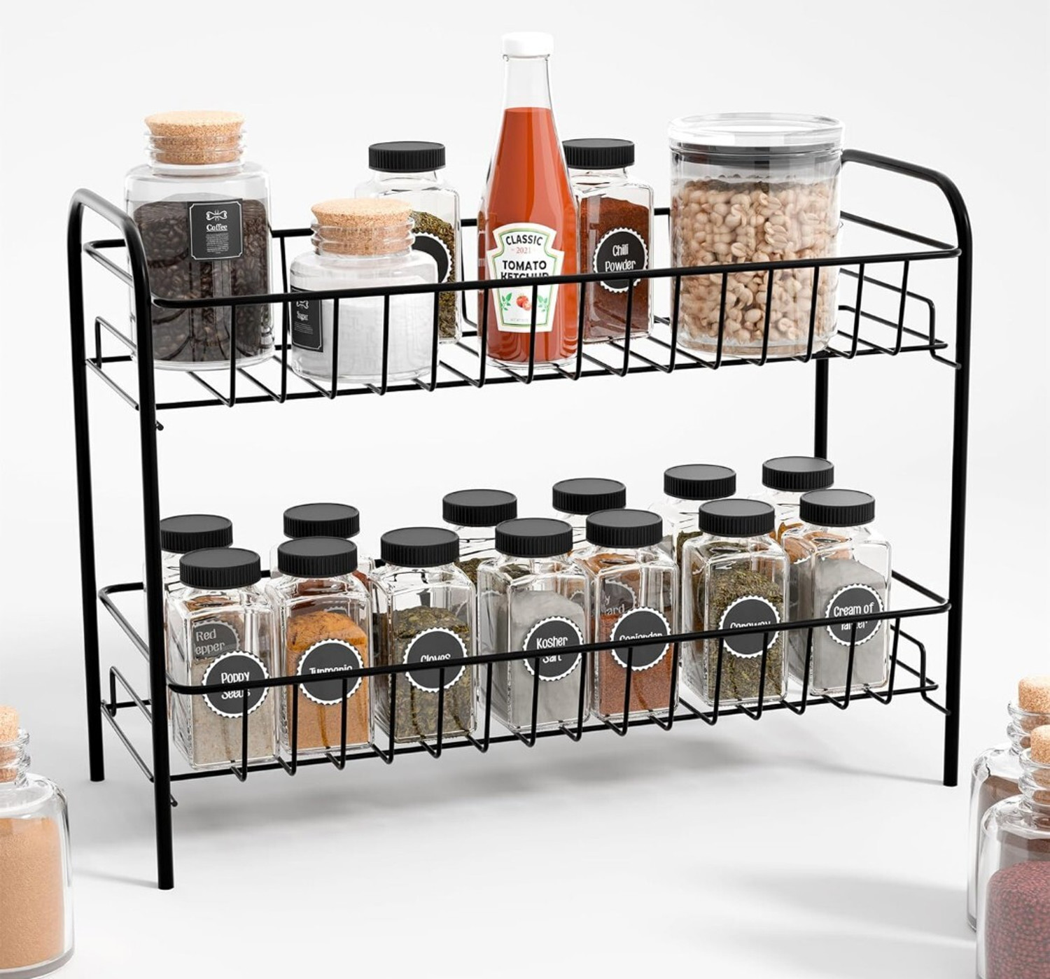 Image of Sorath Plastic, Steel Kitchen Trolley