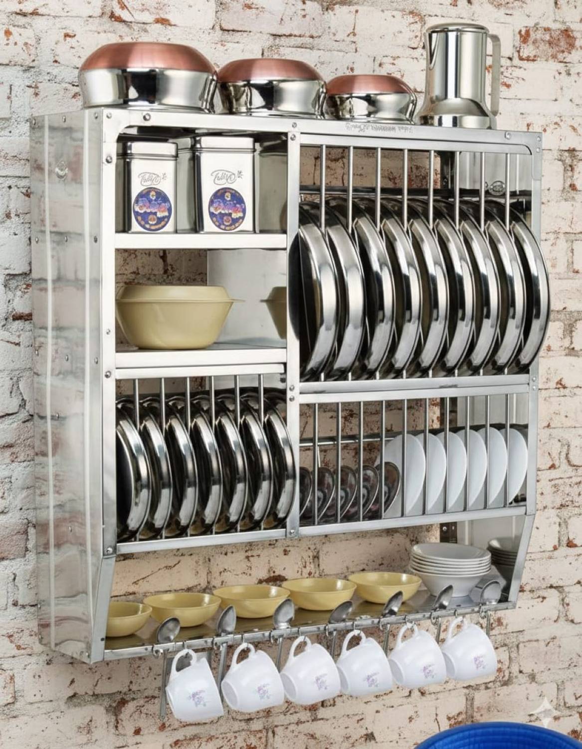 BLAZESKY Utensil Kitchen Rack Steel BLAZESKY 30*36 Utensil Kitchen Rack