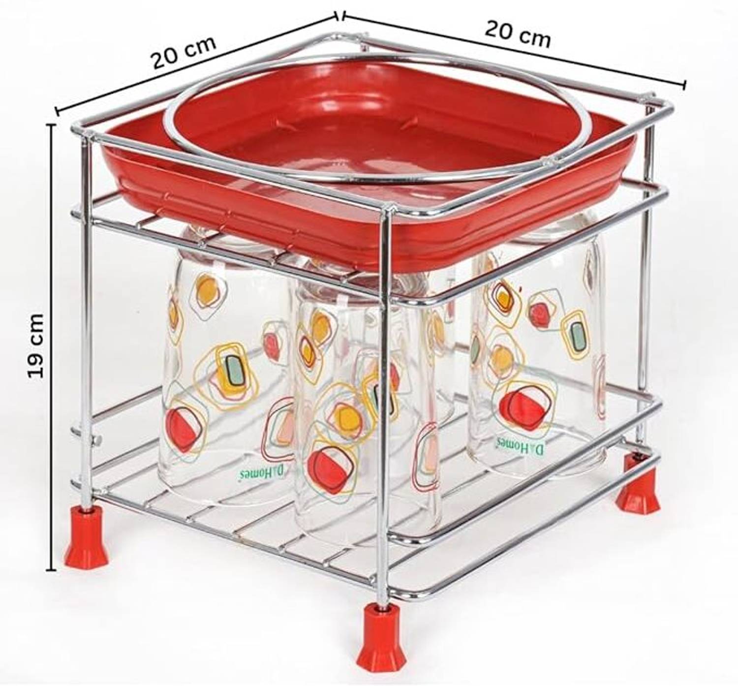 Bartanoor Water Dispenser Kitchen Rack Steel ROUND MATKA STEND
