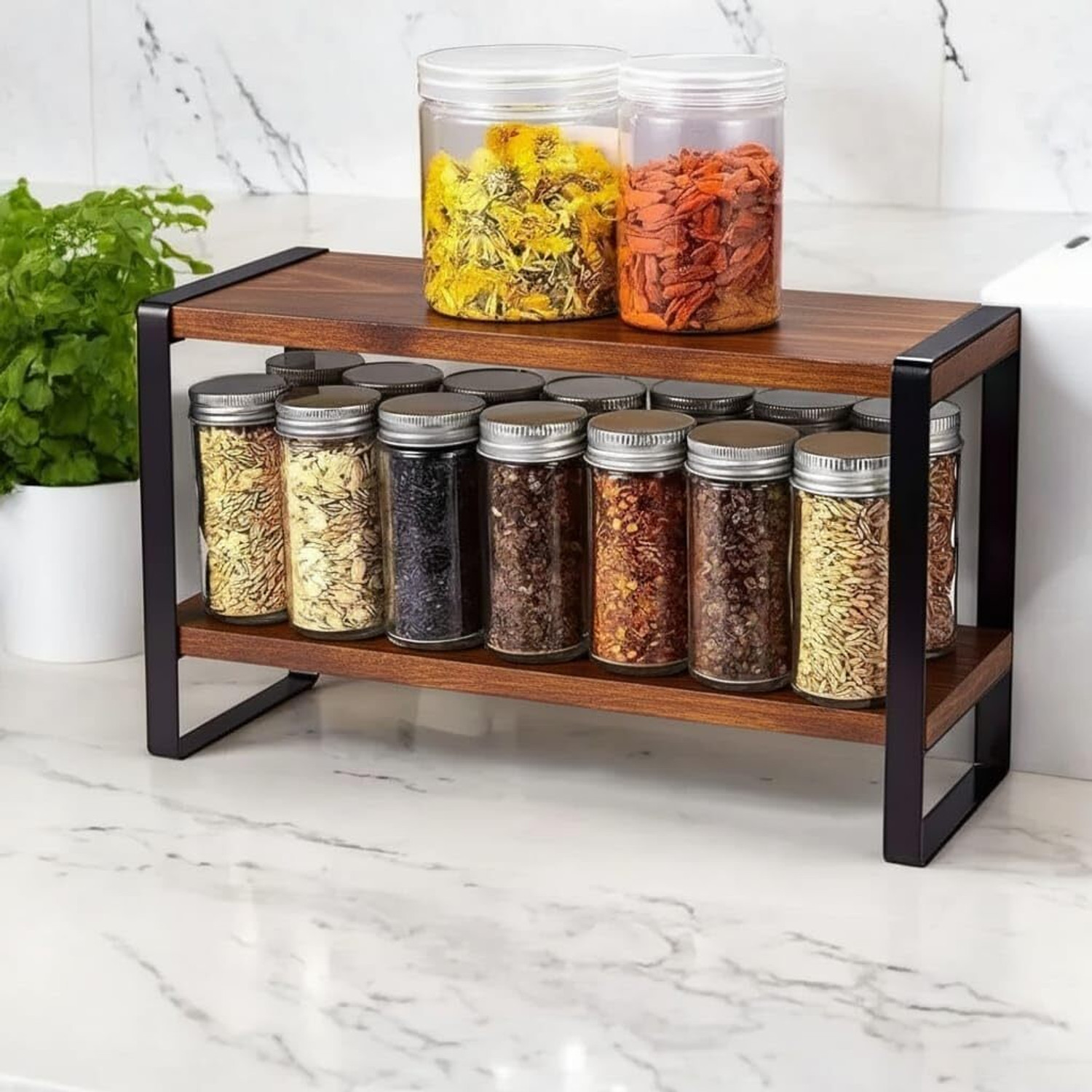 Image of FUTURE GENERATION V GROUP Cutlery Kitchen Rack Iron spice rack shelf