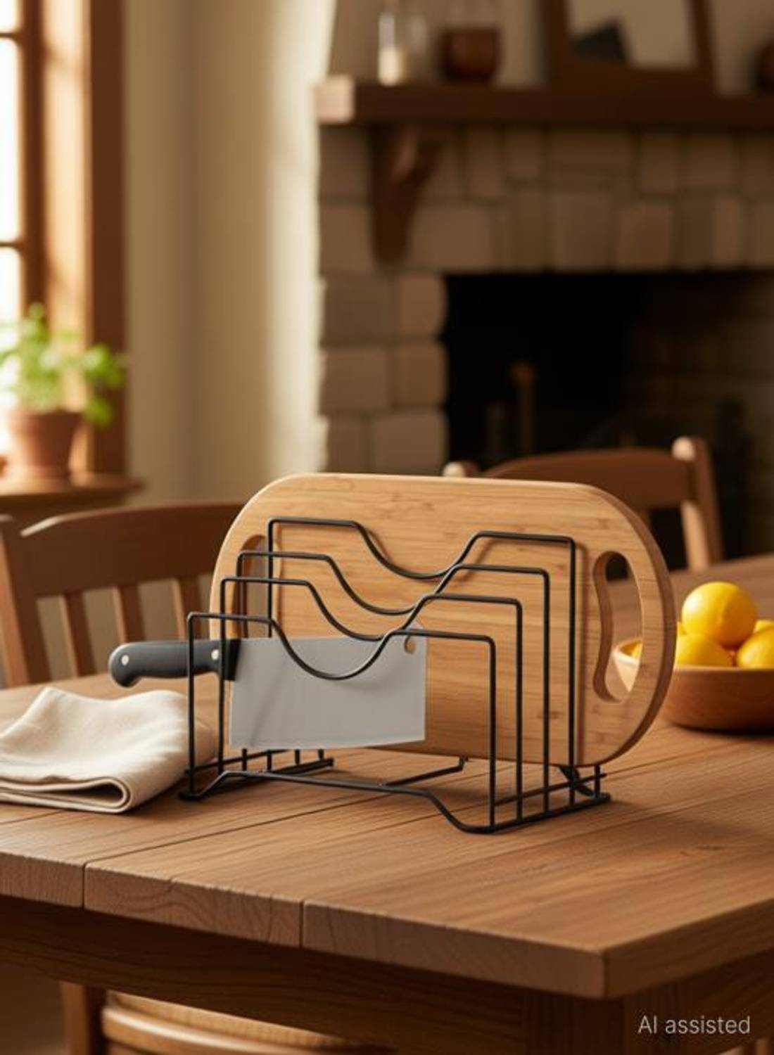 BellaBazaar Utensil Kitchen Rack Steel