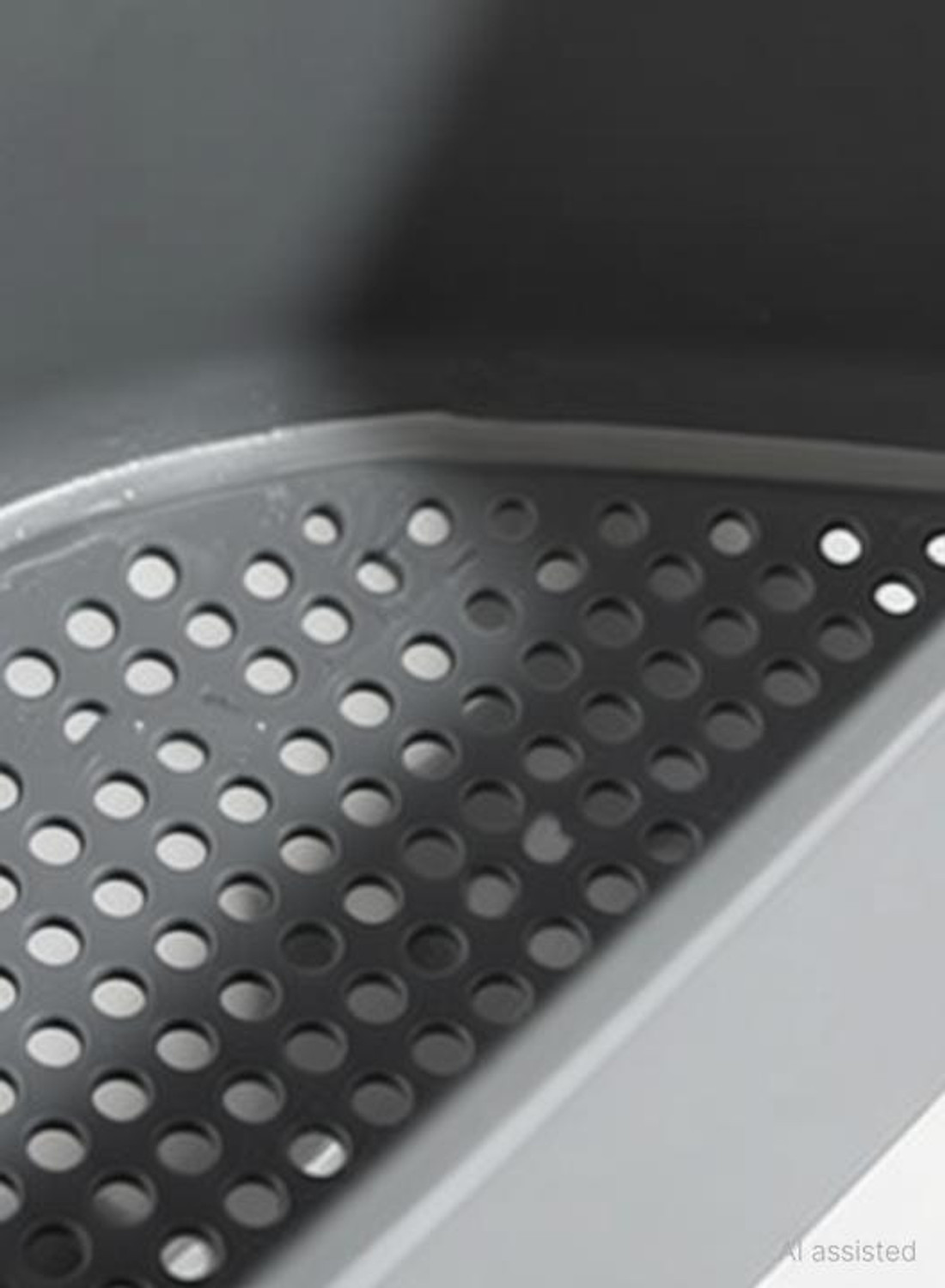 Image of AORDEY Dish Drainer Kitchen Rack Plastic Kitchen Sink Drain Basket Storage Dish Rack Organizer Sink Shelf Soap Sponge
