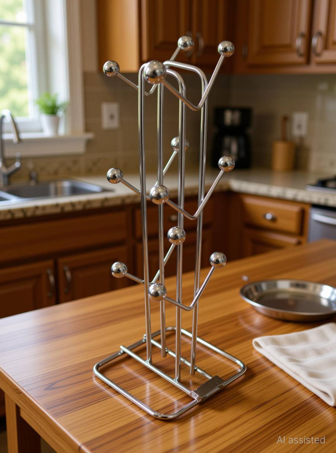 Amazing Choice Cup Kitchen Rack Steel Stainless Steel Tea Cup/Mug Holder Stand
