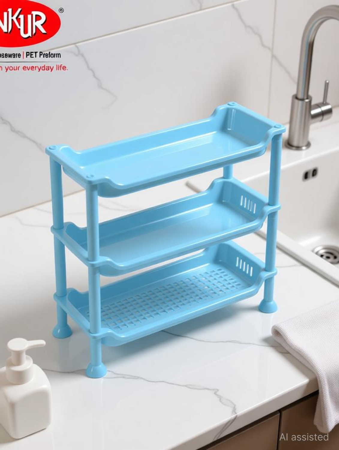 Image of ANKUR Cup Kitchen Rack Plastic