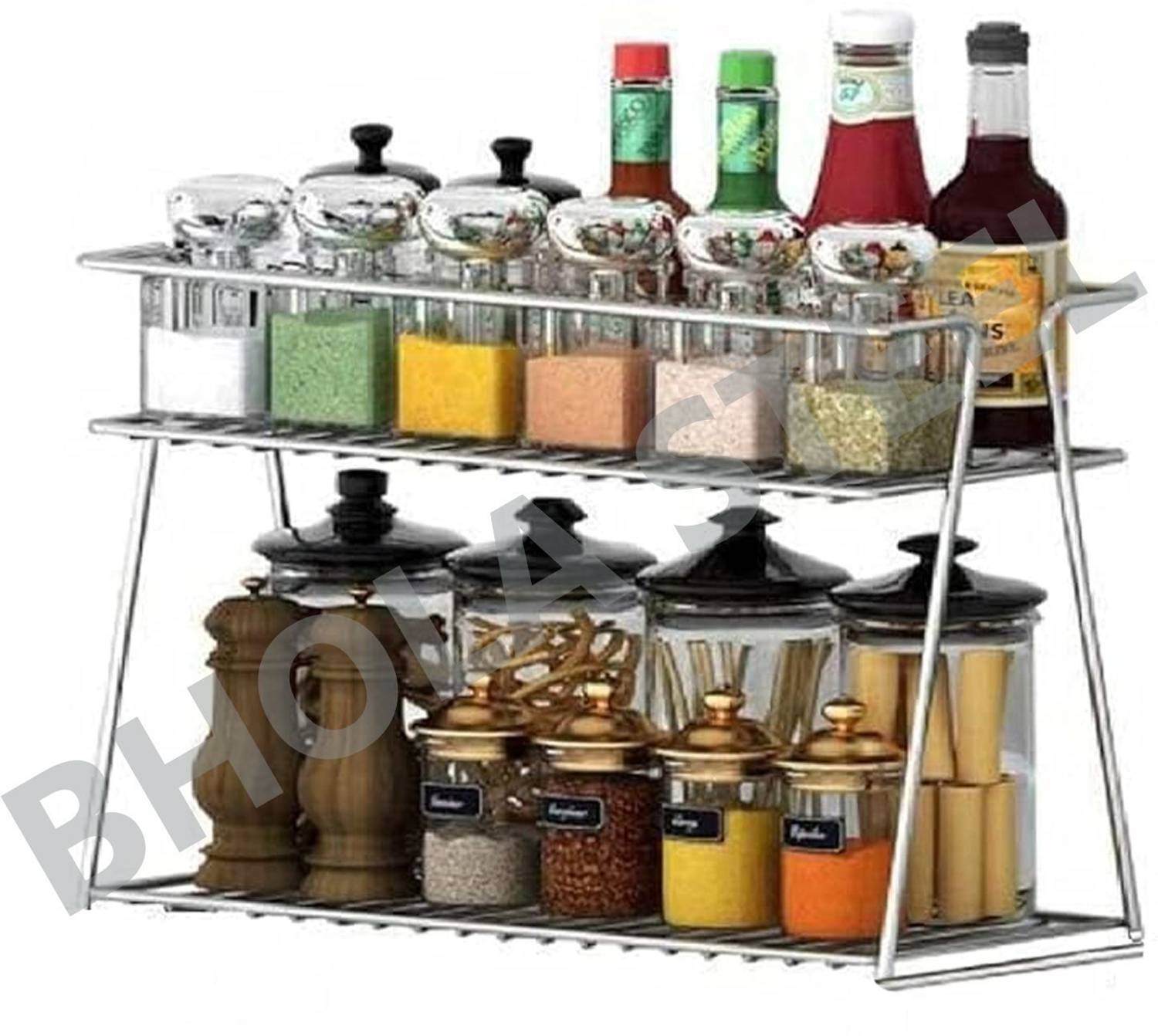 riprap Utensil Kitchen Rack Steel — Spice Boxes & Masala Dabbas