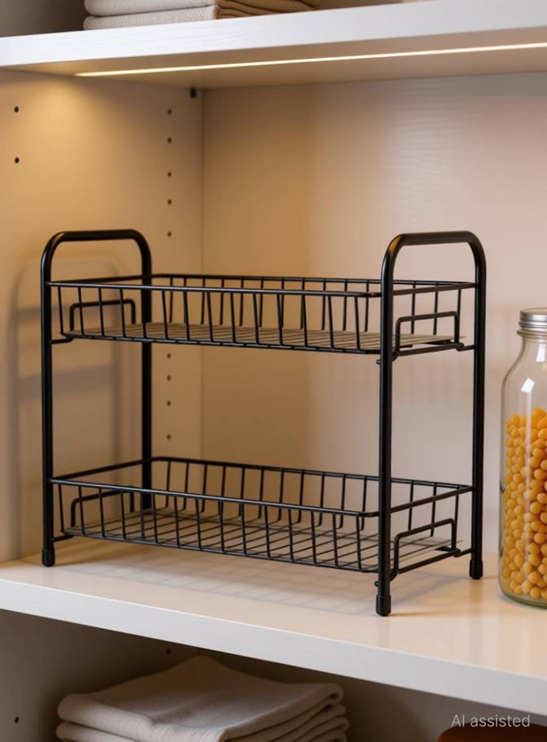 BHOLA STEEL Cutlery Kitchen Rack Iron
