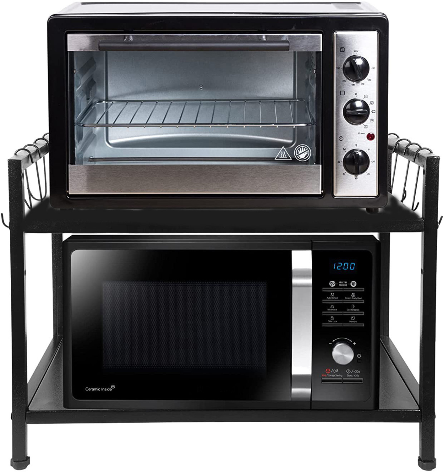 Image of A to Z Hub Containers Kitchen Rack Iron 2Tier Kitchen Storage Rack,Microwave Oven Stand,Mixture Stand,OTG Stand Platform