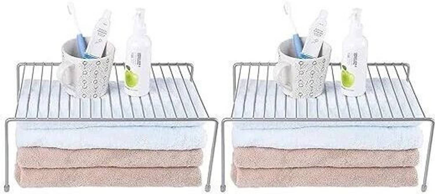 ZEDMAX Containers Kitchen Rack Steel Kitchen Dish Rack Expandable Storage Shelves for Kitchen — Kitchen Organizers & Racks
