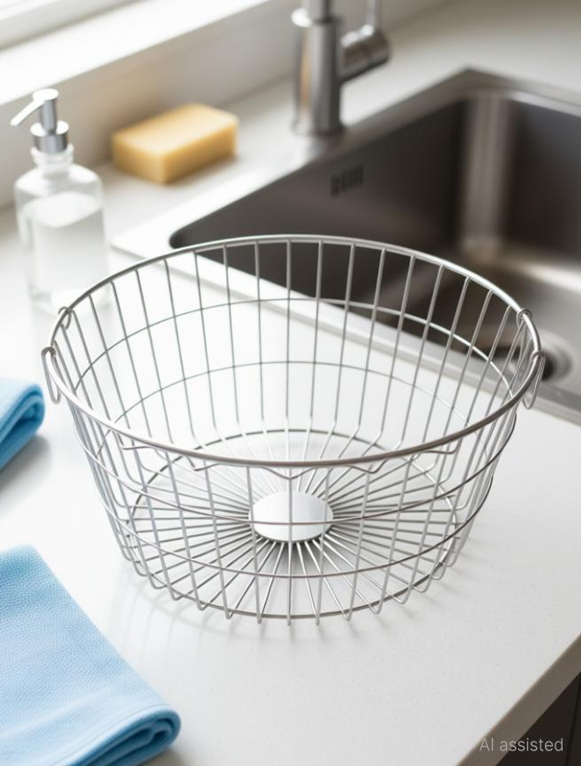 Image of Hariom Dish Drainer Kitchen Rack Steel