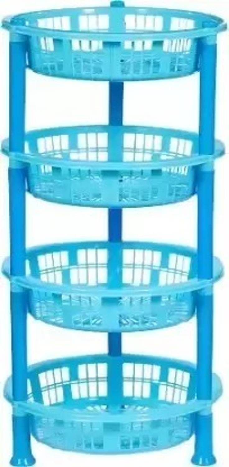 ADJO Fruits/Vegetables Kitchen Rack Plastic Multi-purpose Kitchen Storage Basket Kitchen Rack Potato,Vegetables Tray
