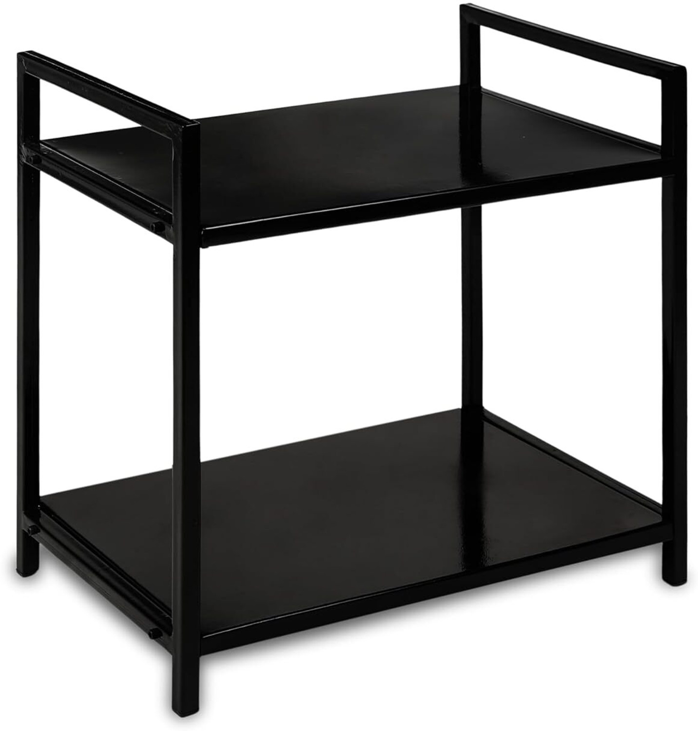 Image of Knotify Containers Kitchen Rack Metal Microwave Stand for Kitchen /2-Tier Storage Rack /Microwave Oven Rack / Iron