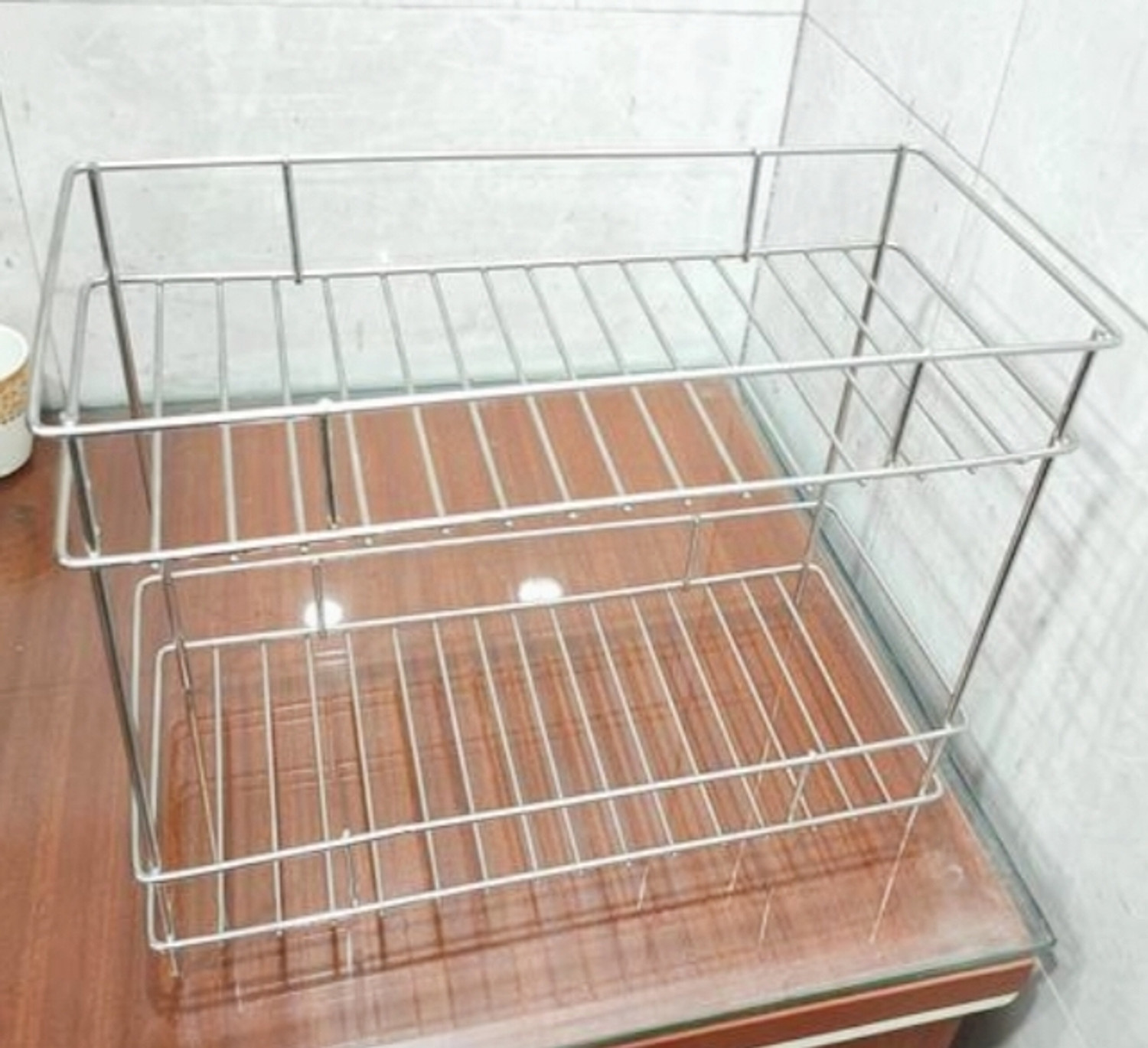 Image of Tophill Utensil Kitchen Rack Steel Big spice kitchen rack 22