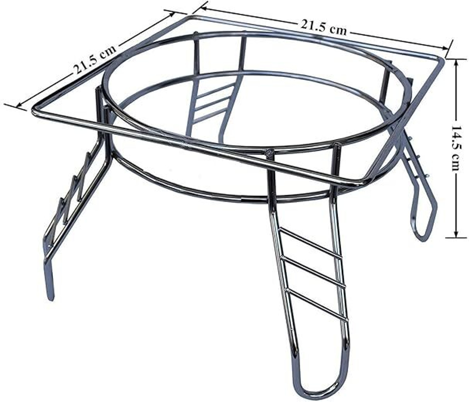 Image of FLORA Mataka Stand Multi Purpose Use Rack Metal Kitchen Cabinet