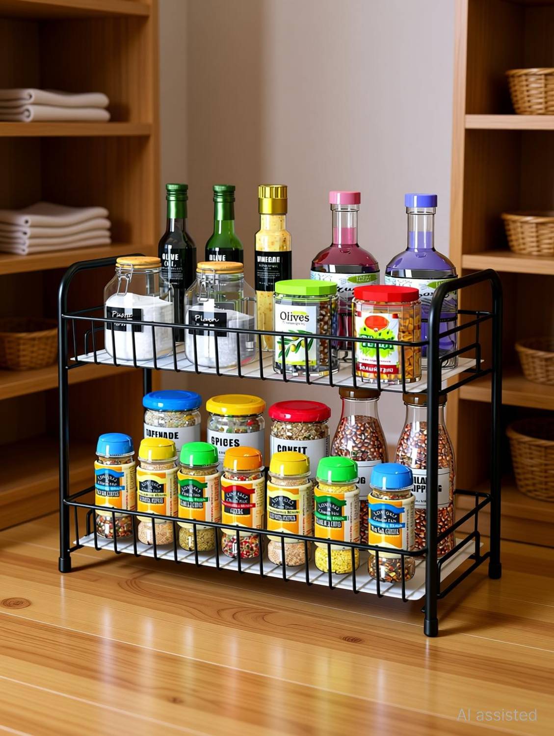 Alight Cutlery Kitchen Rack Steel kitchen rack Pack of 1 steel cutlery_9
