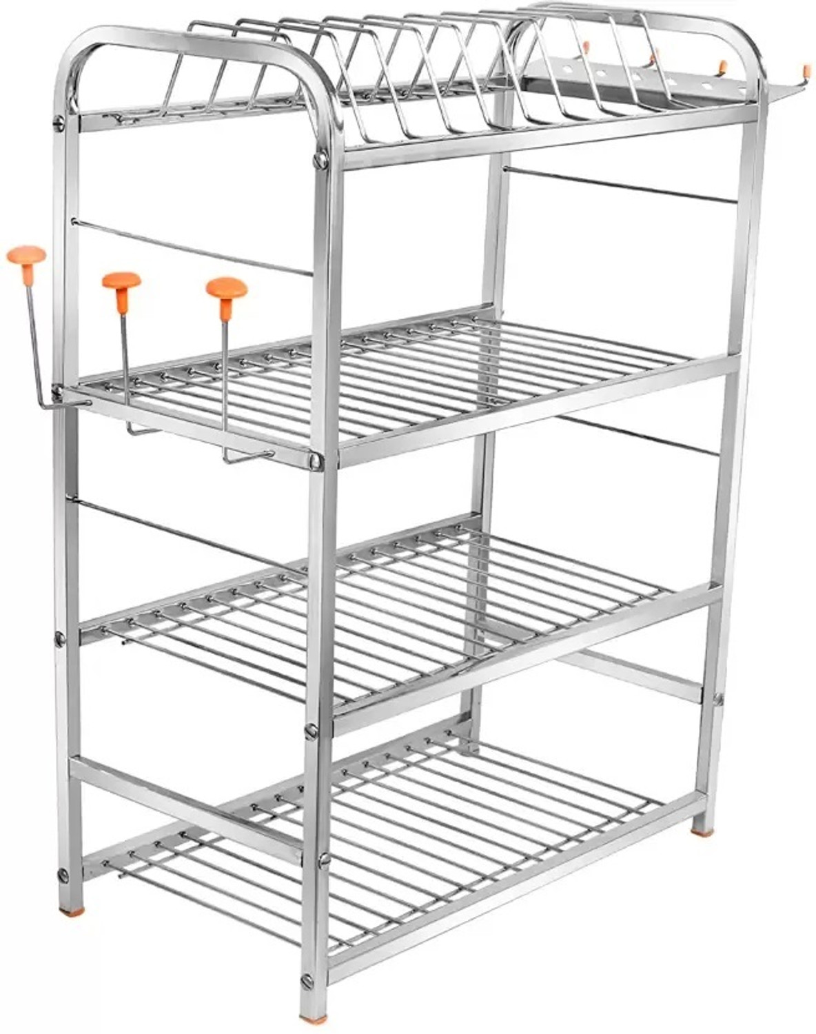 Image of Somkala Containers Kitchen Rack Steel presents a kitchen organiser 24*18 dish