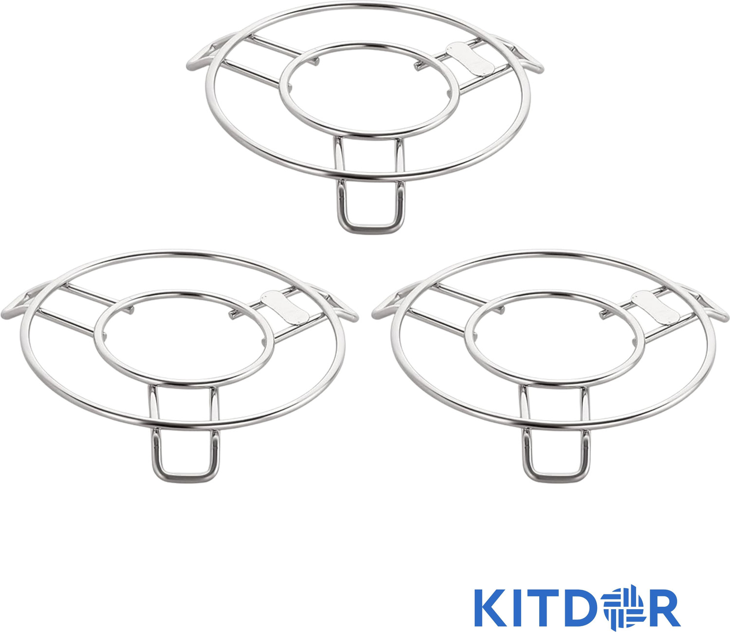 Image of Kitdor Steel Hot Pot Stand | dining table hot pot mat | hot pot stand for kitchen Steel Trivet