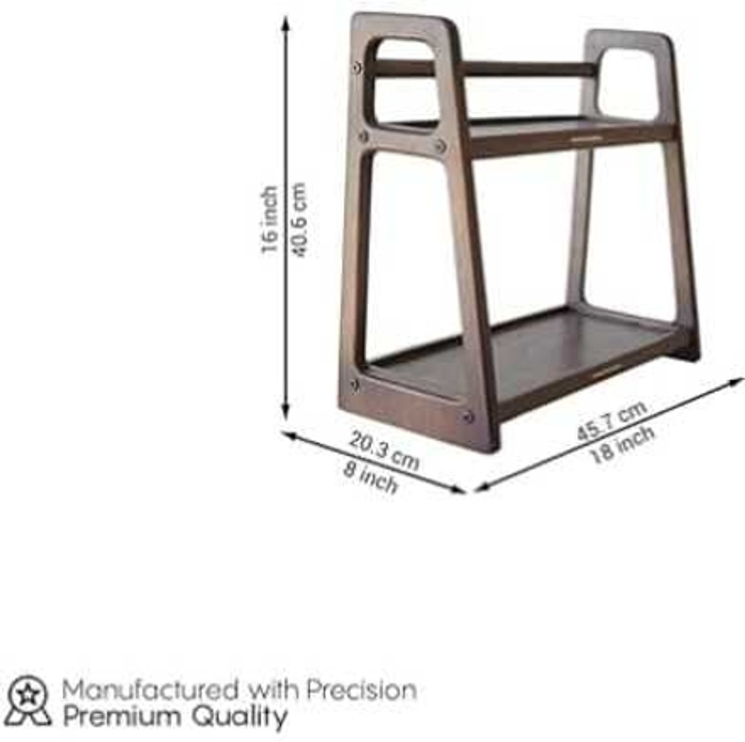 Image of ARTSN Utensil Kitchen Rack Wood Modern Design for Home & Office