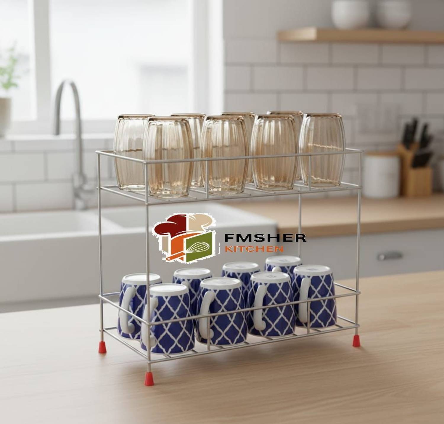 Fmsher kitchen Cutlery Kitchen Rack Steel — Kitchen Organizers & Racks