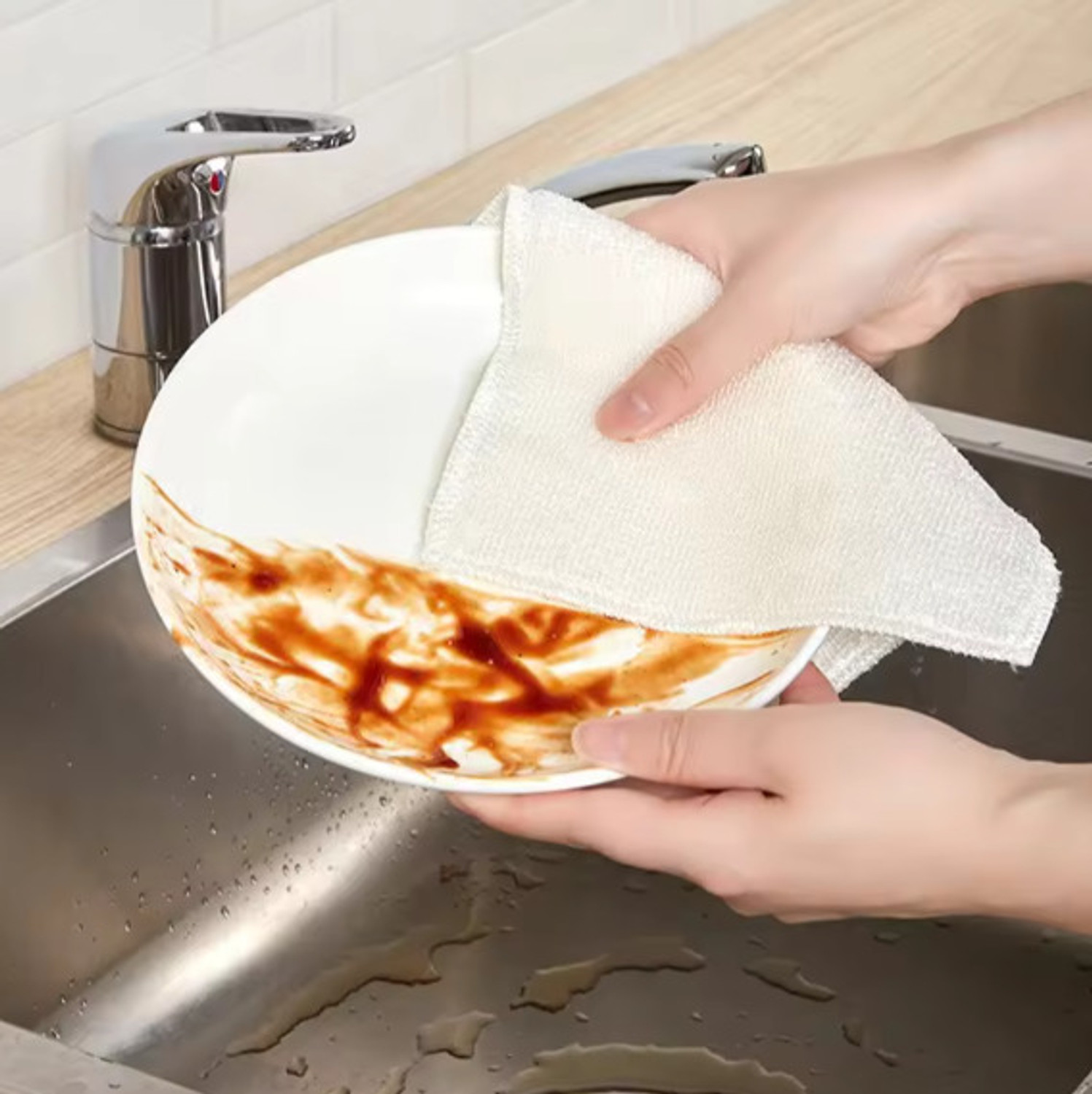 Image of Ziccs 100% Reusable Bamboo Kitchen Towel | Kitchen Wipes & Kitchen Cleaning Cloth