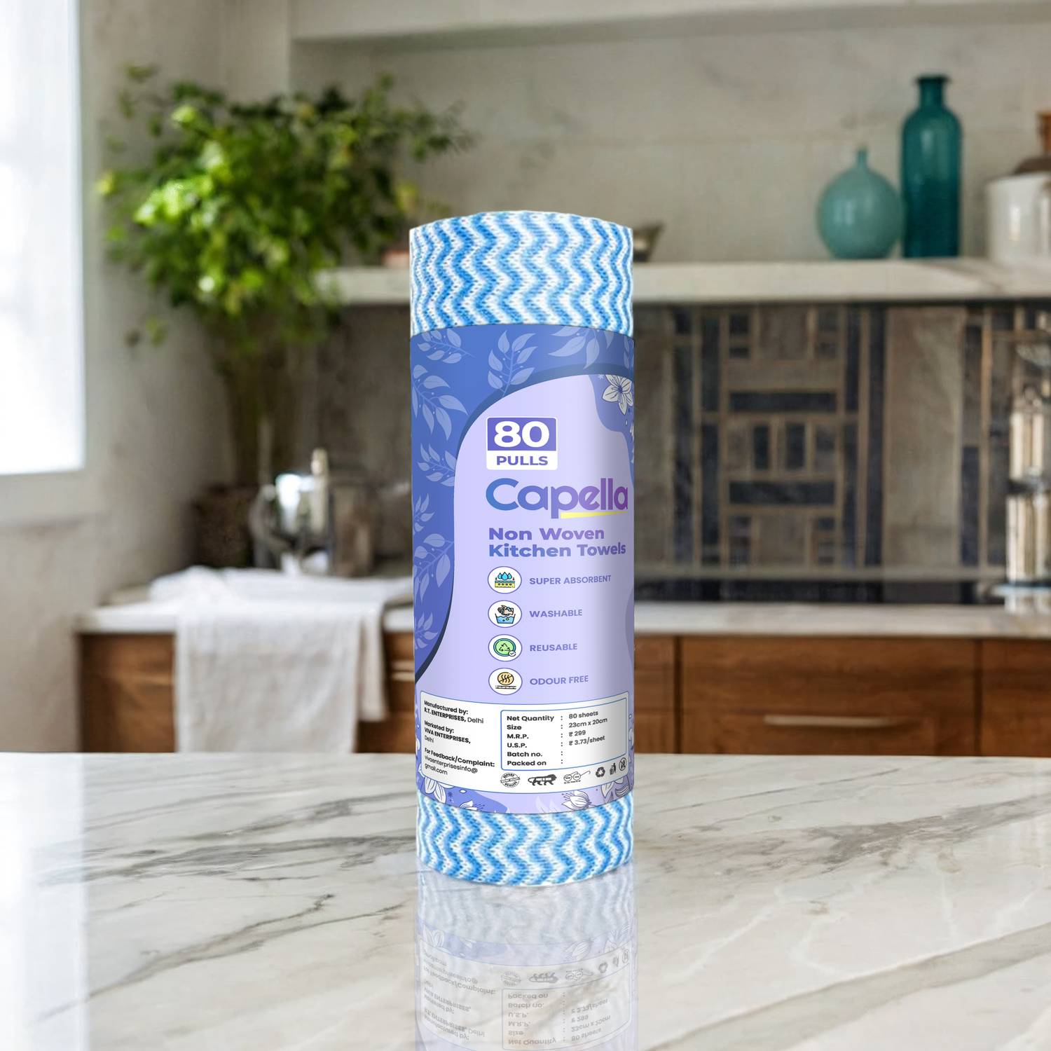 Capella Non-woven kitchen roll