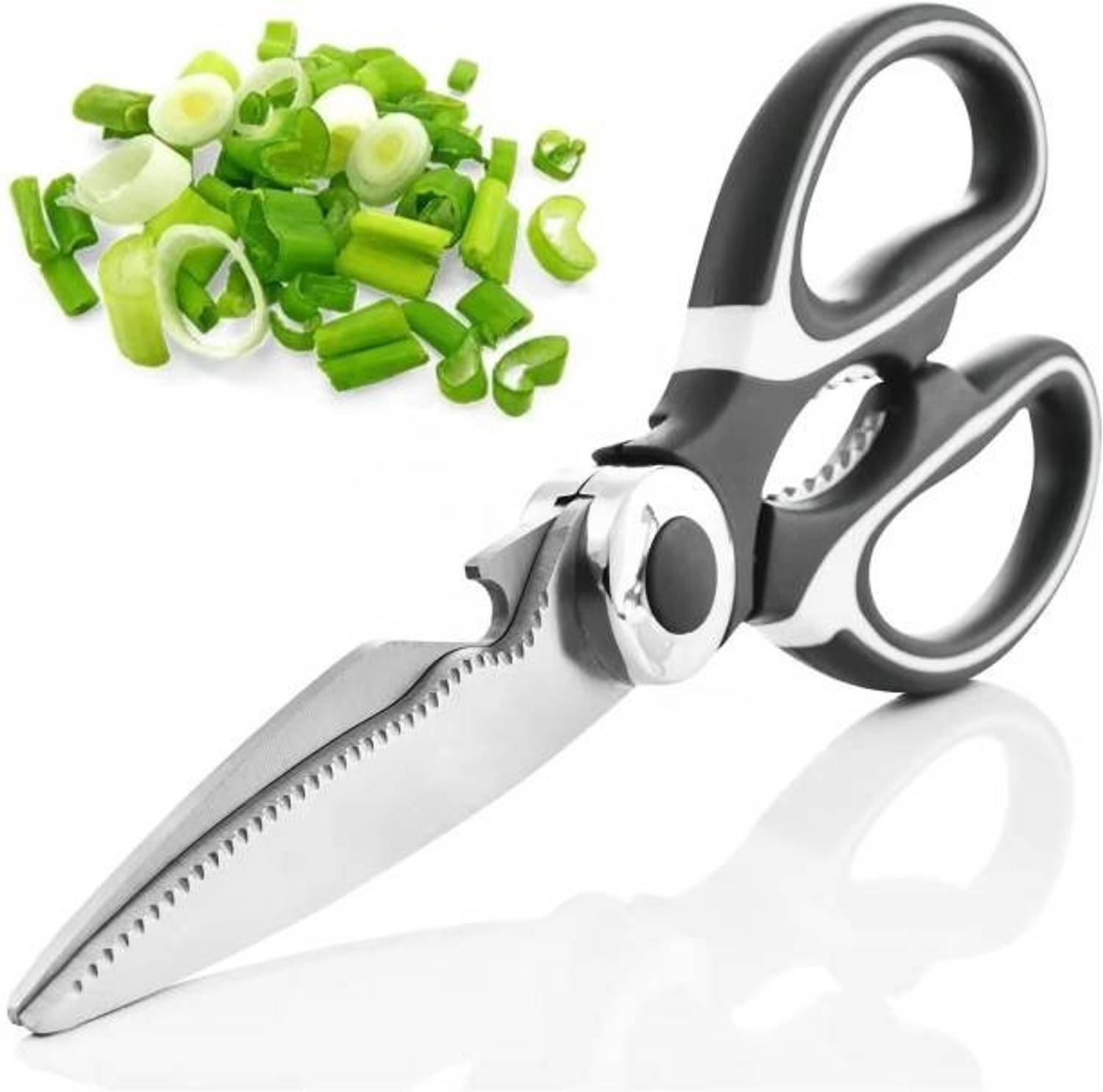 Aglor Heavy Duty Sharp Cooking Scissors for Kitchen, Chicken, Fish, Meat, Vegetable Stainless Steel All-Purpose Scissor