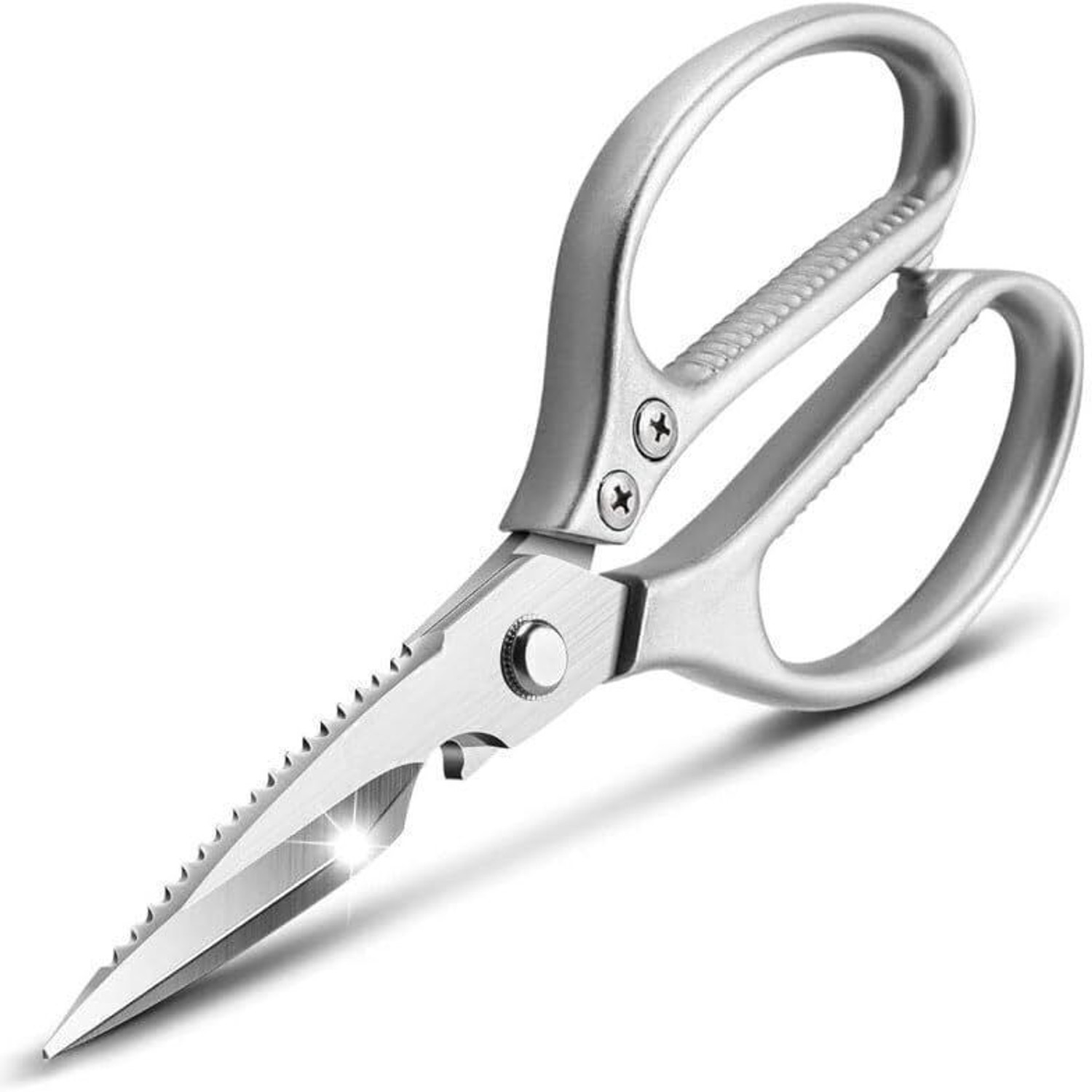 Image of homken Multipurpose Stainless Steel Kitchen Scissors for Meat, Chicken & Fish Stainless Steel All-Purpose Scissor