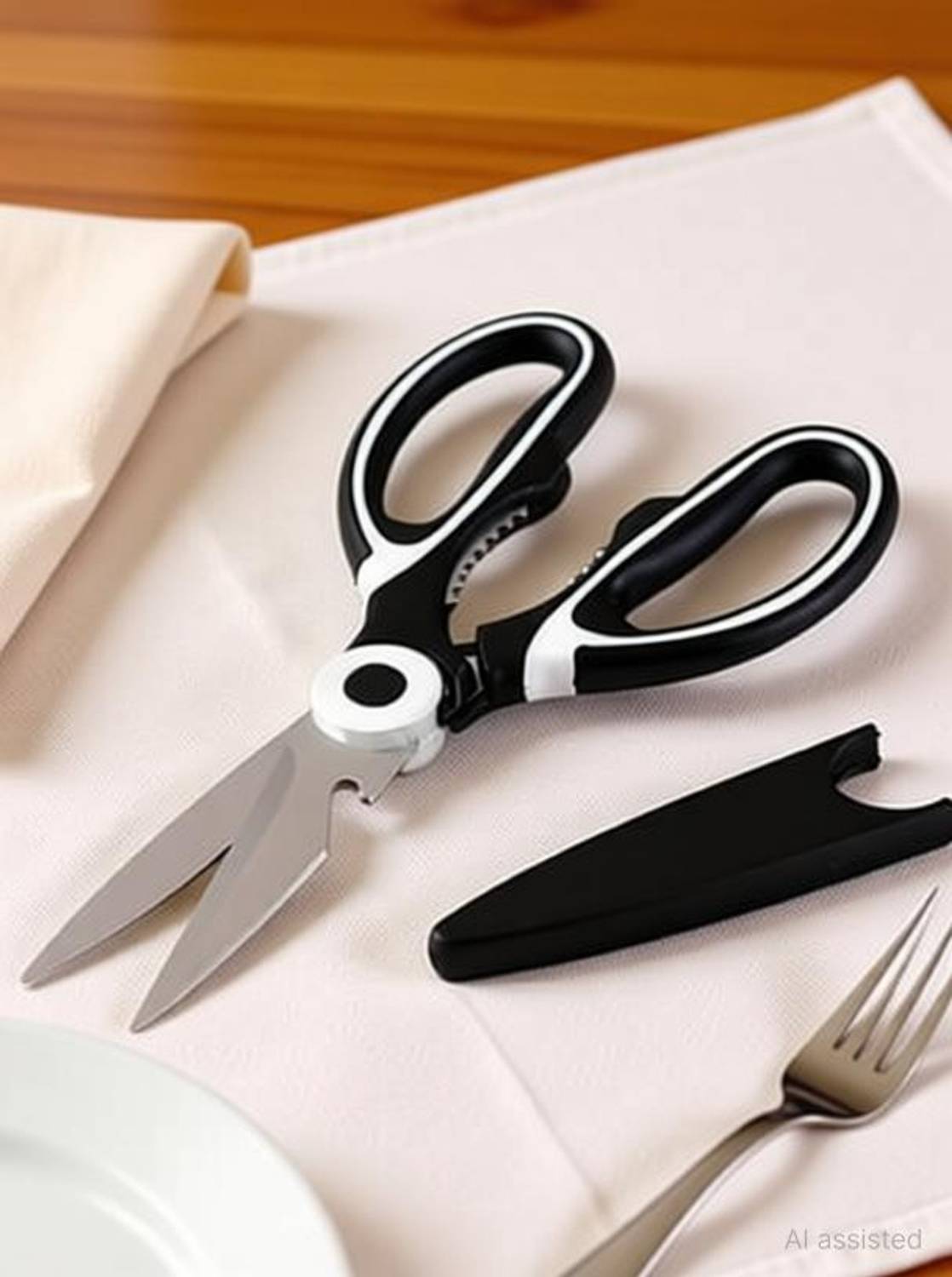 Aglor Heavy Duty Kitchen Scissor Meat cutter Fish Scissors Multi-function Herb Scissor Stainless Steel All-Purpose Scissor