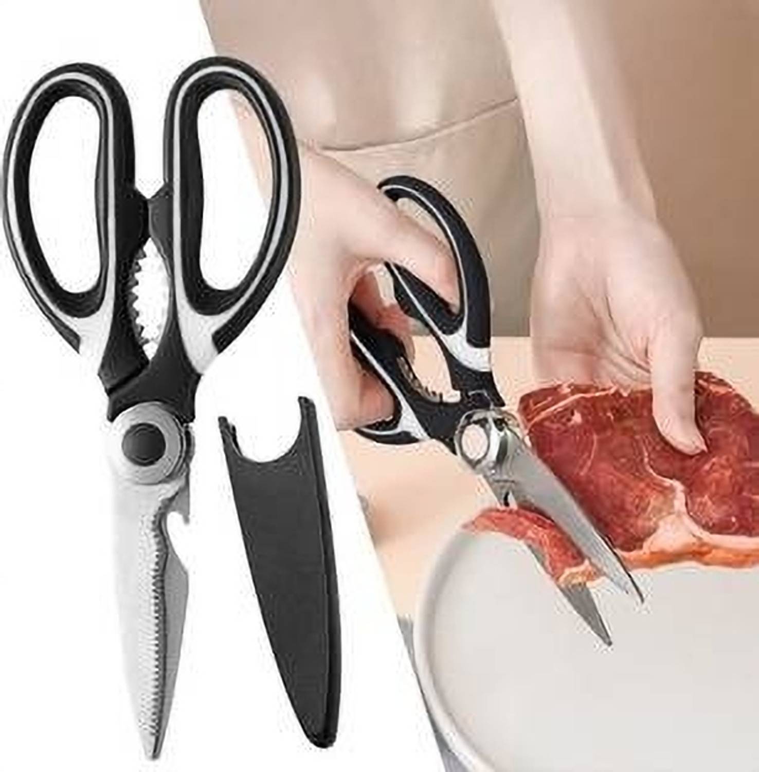 Aglor Sharp Multi Purpose Cooking Scissors Stainless Steel All-Purpose Scissor
