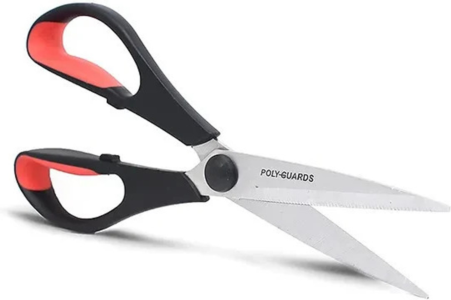 Image of POLYGUARDS Heavy Duty Serrated Kitchen Scissors Stainless Steel Fish Scissor (Multicolor, Pack of 1)
