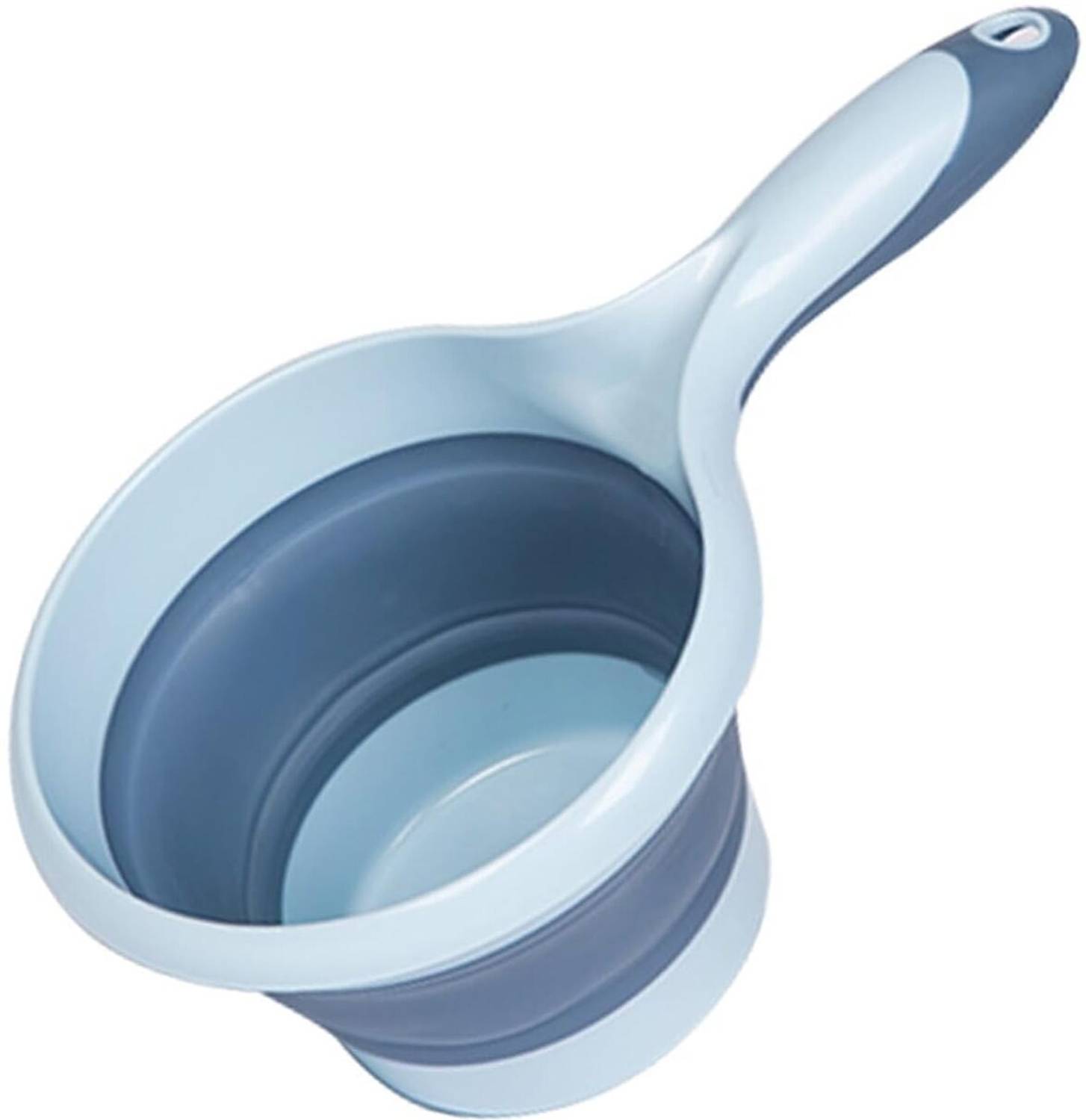 Calldrishe Folding Water Ladle Collapsible Scoop Kitchen Ladles Cup Bucket for Bathroom Kitchen Cleaner