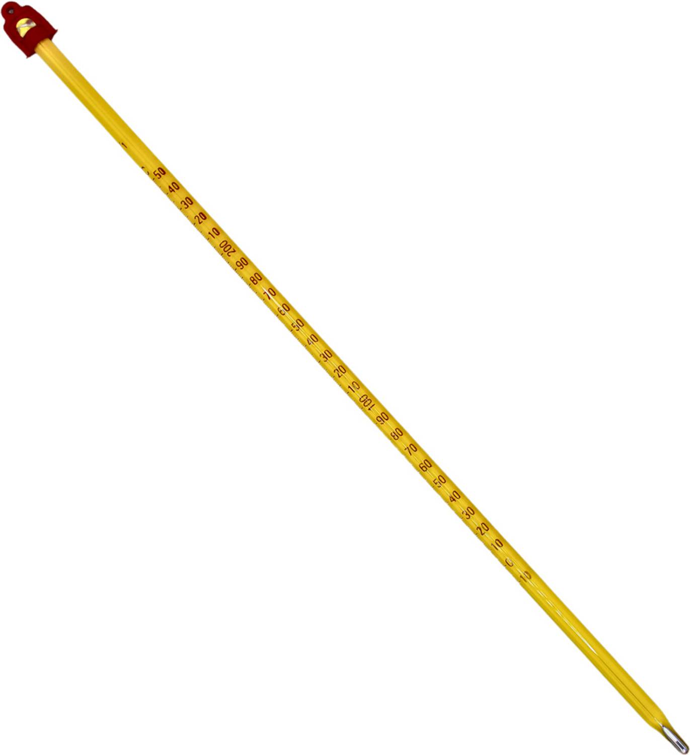 THE LABWORLD Mercury Thermometer -10 to 250 Degrees Celsius 300 mm Long Thermometer with Fork Kitchen Thermometer — Smart Kitchen Gadgets