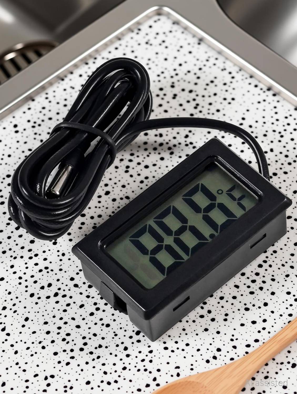 ACU-CHECK TPM-10 LED Digital Thermometer Temperature Sensor Meter Detector Tester 5V 12V Instant Read Thermocouple Kitchen Thermometer