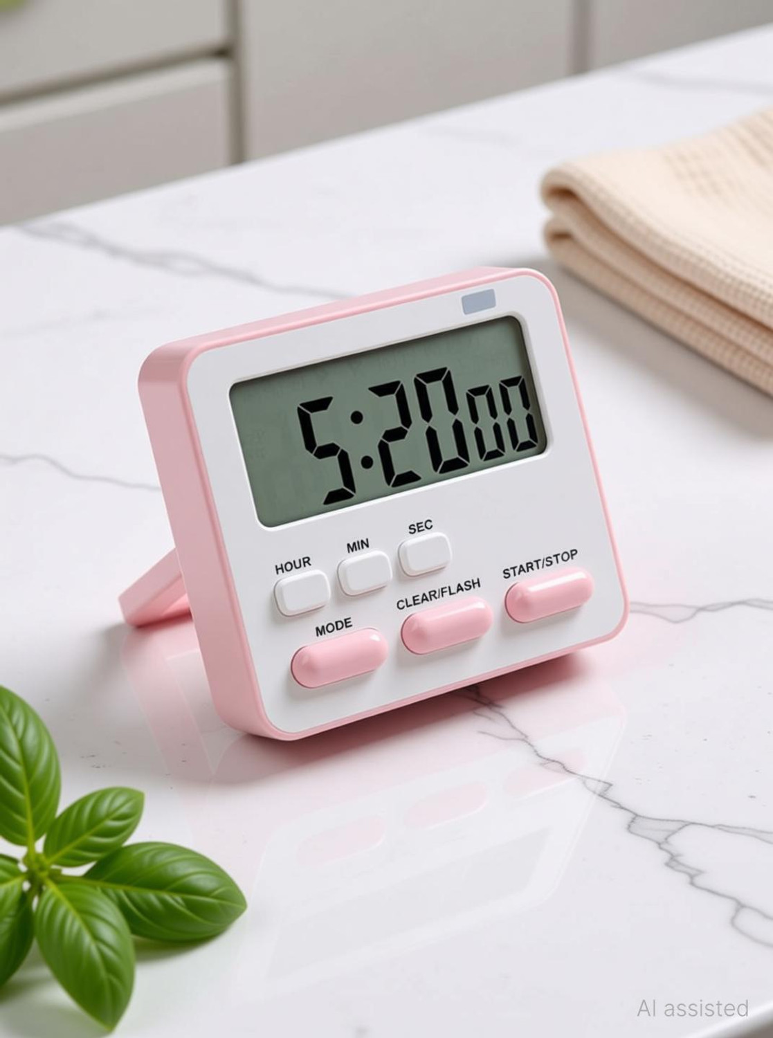 Image of SHIVIT Digital Kitchen Timer & Stopwatch, Large Digit Countdown, Loud Alarm. Magnetic Digital Kitchen Timer