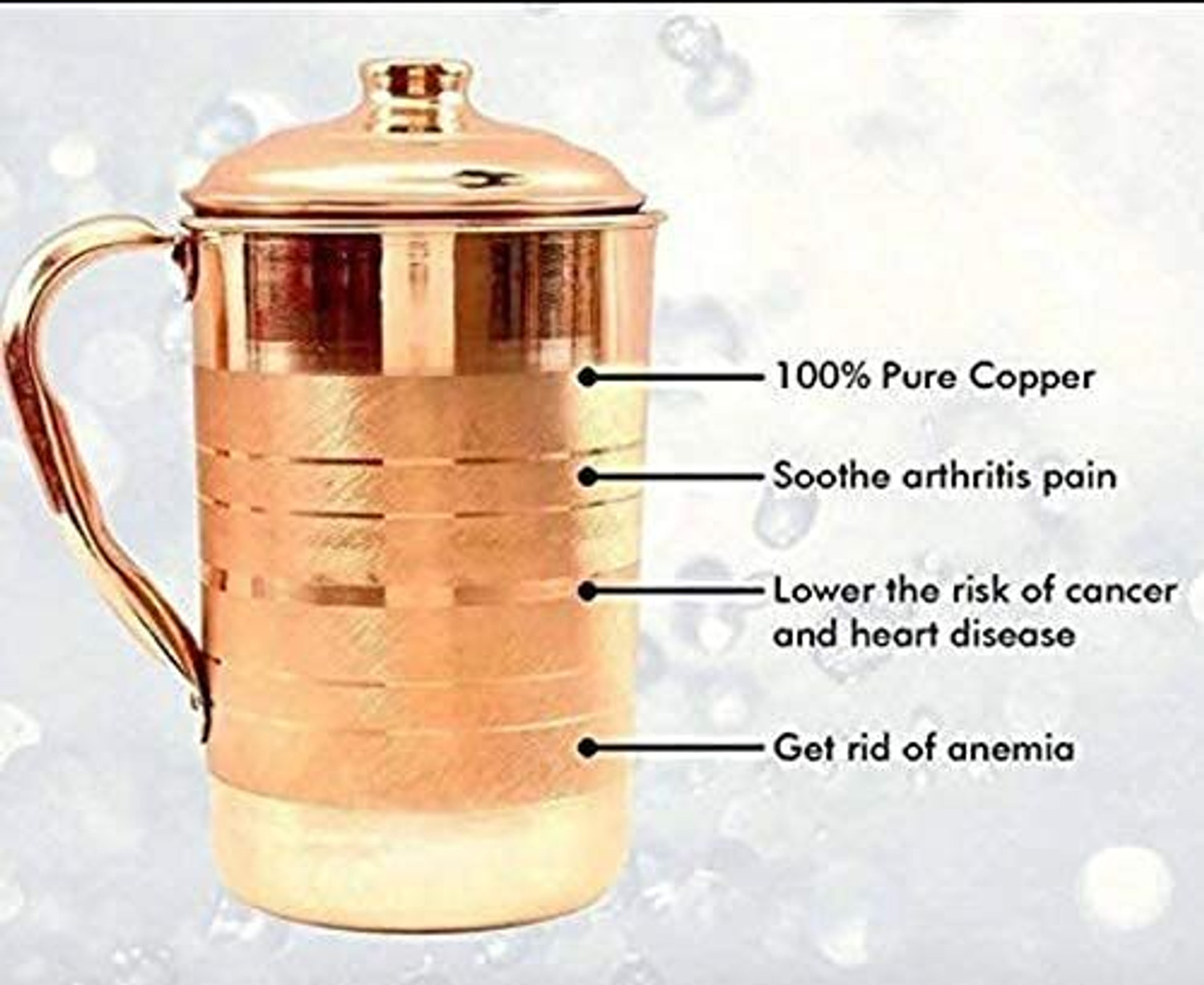 Image of MAXSUN 2 L Copper Water Jug