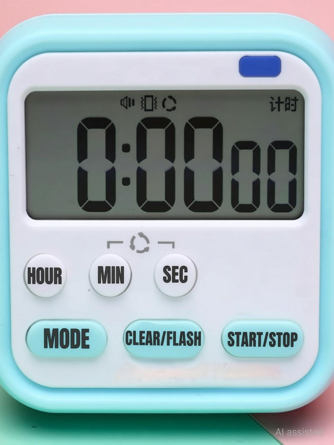 Image of Kankuwar Magnetic Timer Alarm Clock with Large LCD Display and Loud Alarm Digital Kitchen Timer
