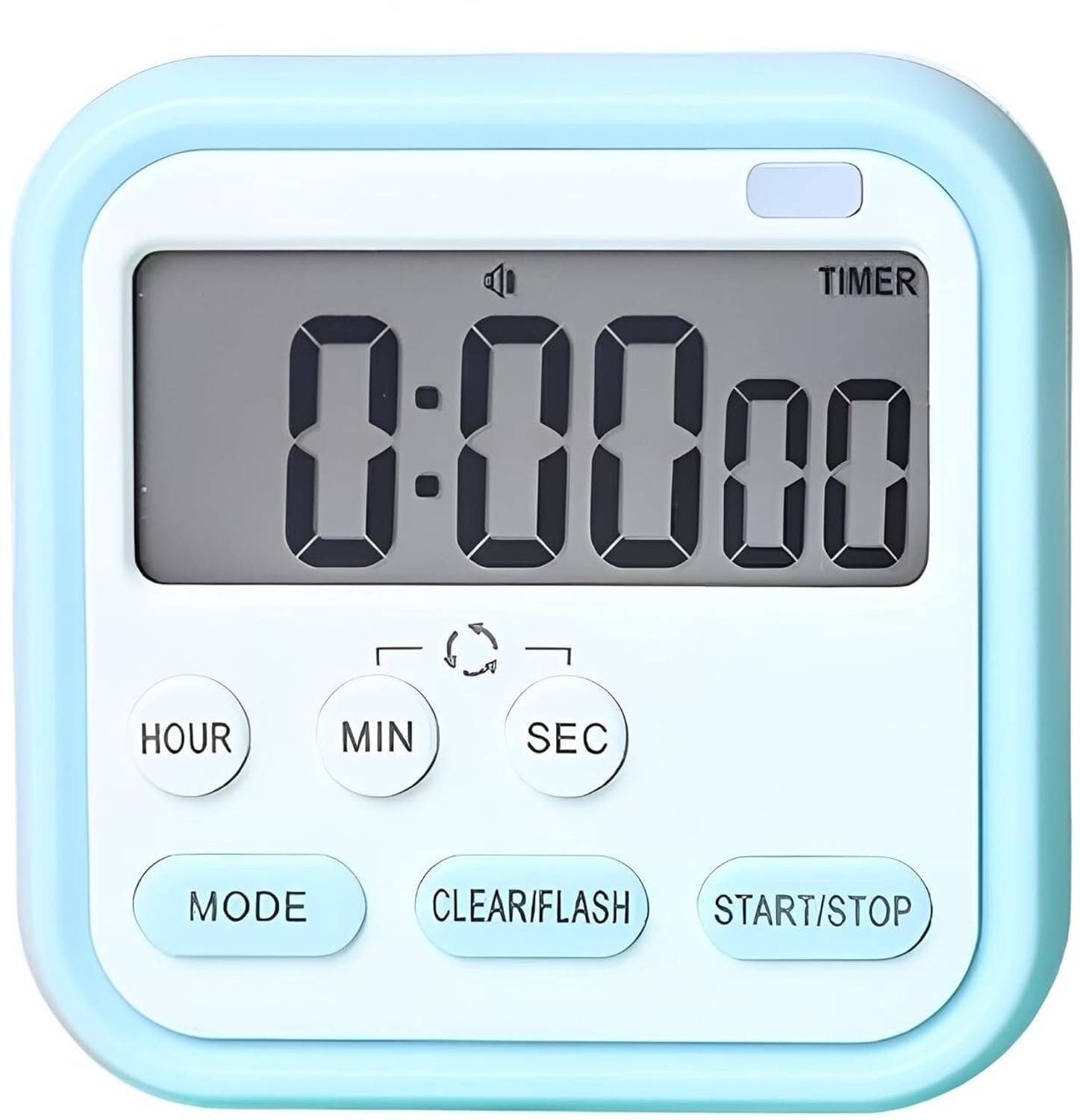 EERAV Digital Blue Clock - Image 1