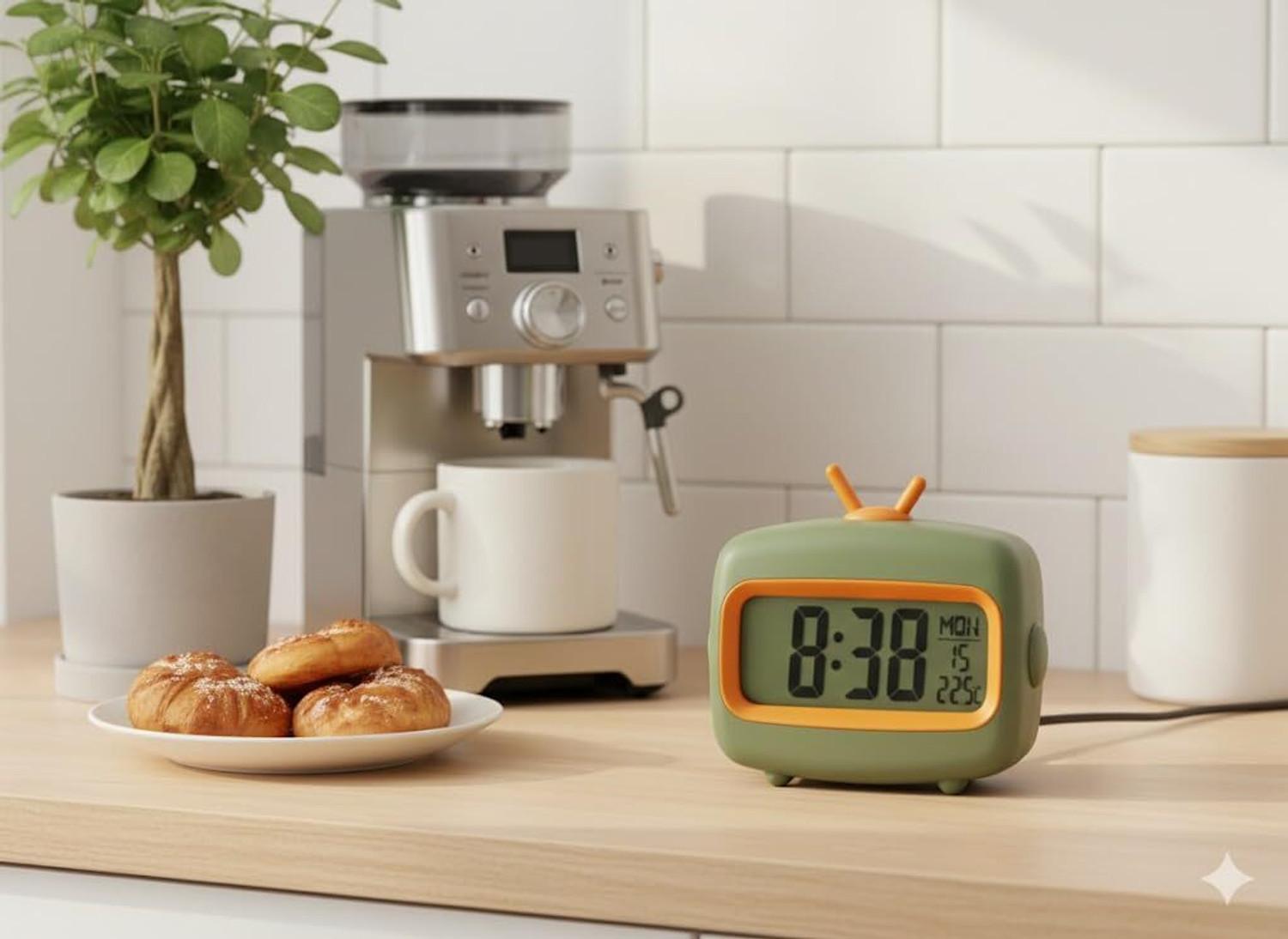 Image of OXXIHOME Large Digit Countdown Digital Kitchen Timer