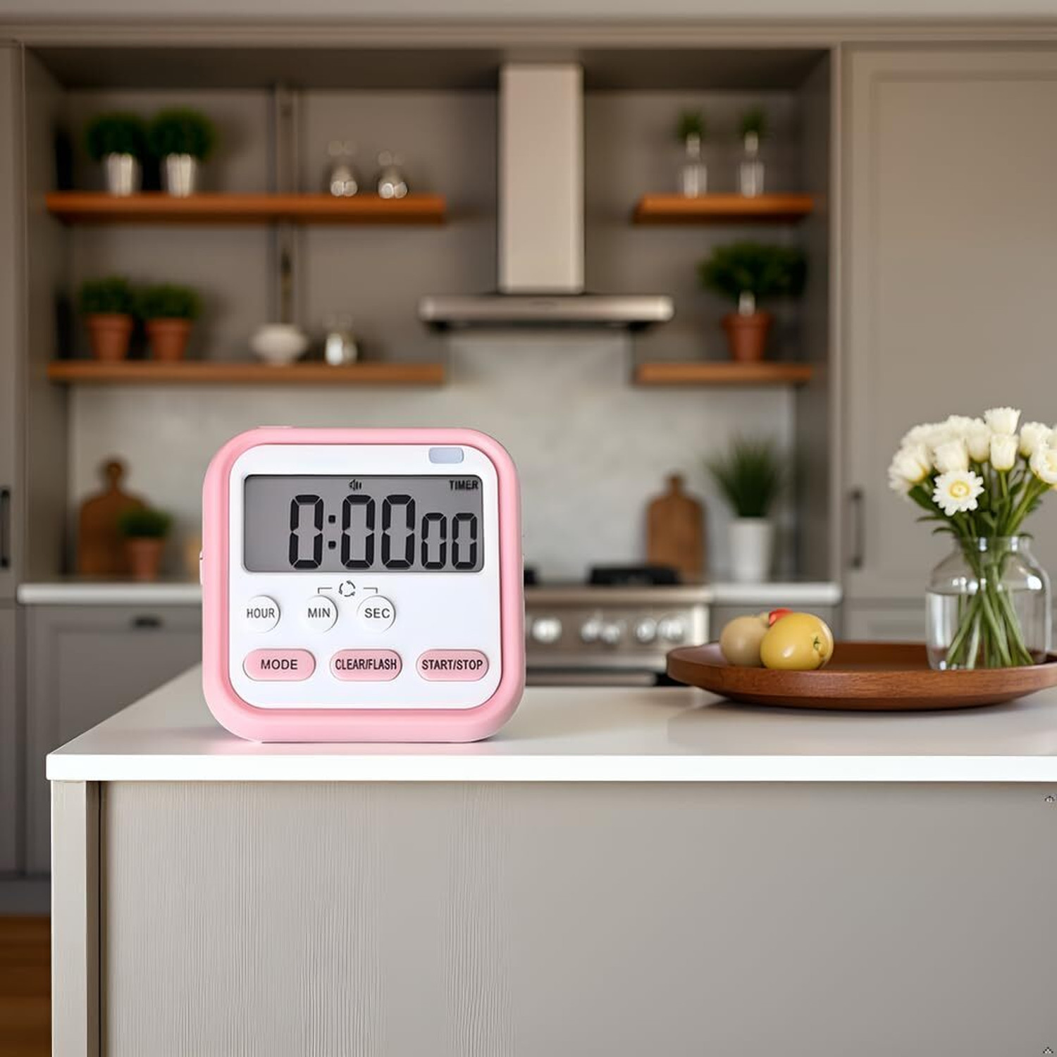Image of TATSAM Digital Pink Clock