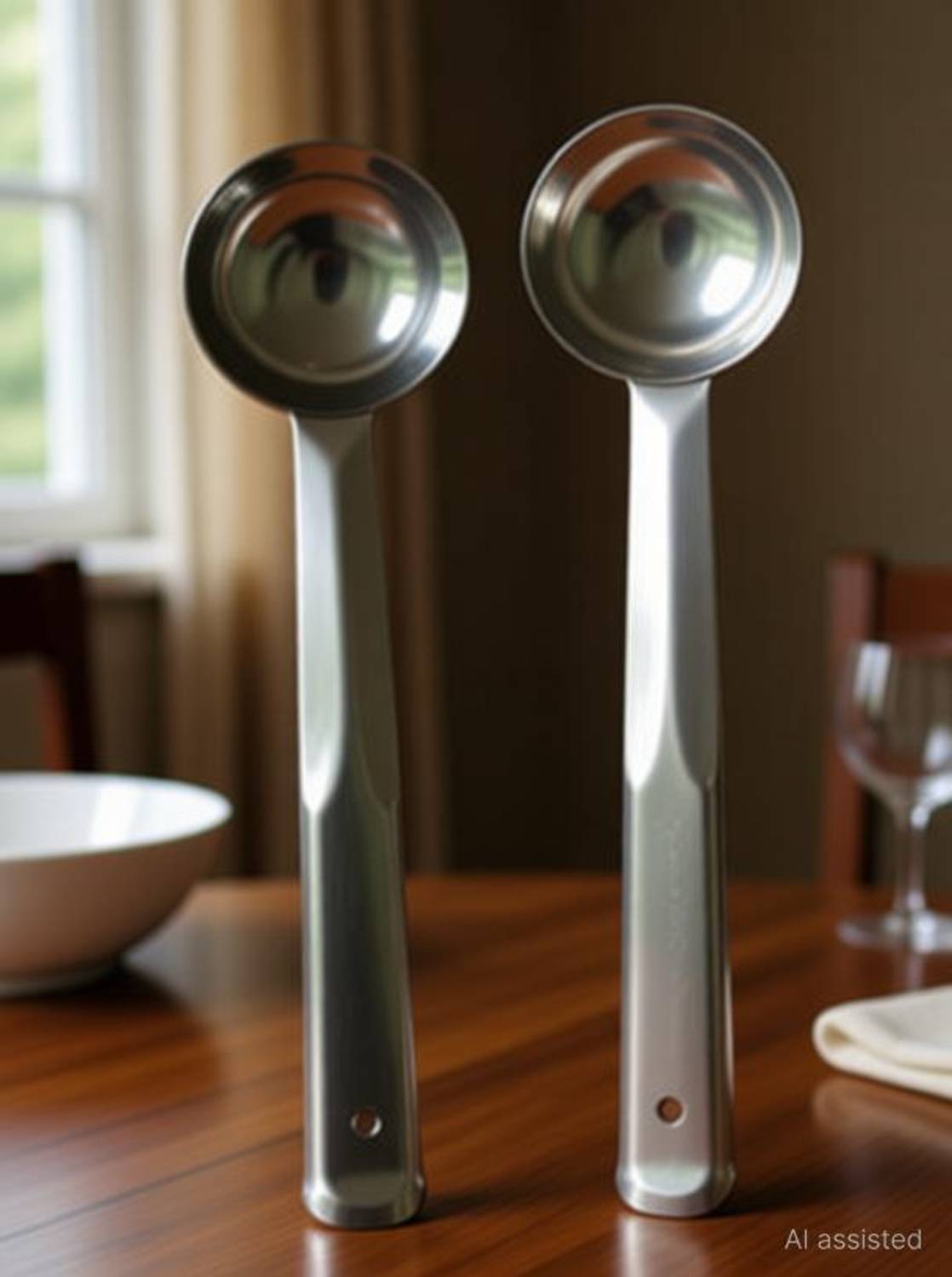 Brunchy Stainless Steel Big Size Ladle Spoon for Kitchen Cooking & Serving Use Kitchen Tool Set