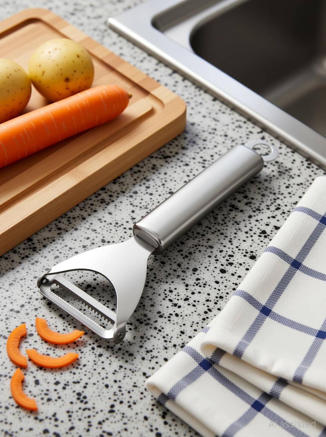 Analog Kitchenware Stainless Steel Y Shape Peeler Set of 1 Pic Kitchen Tool Set