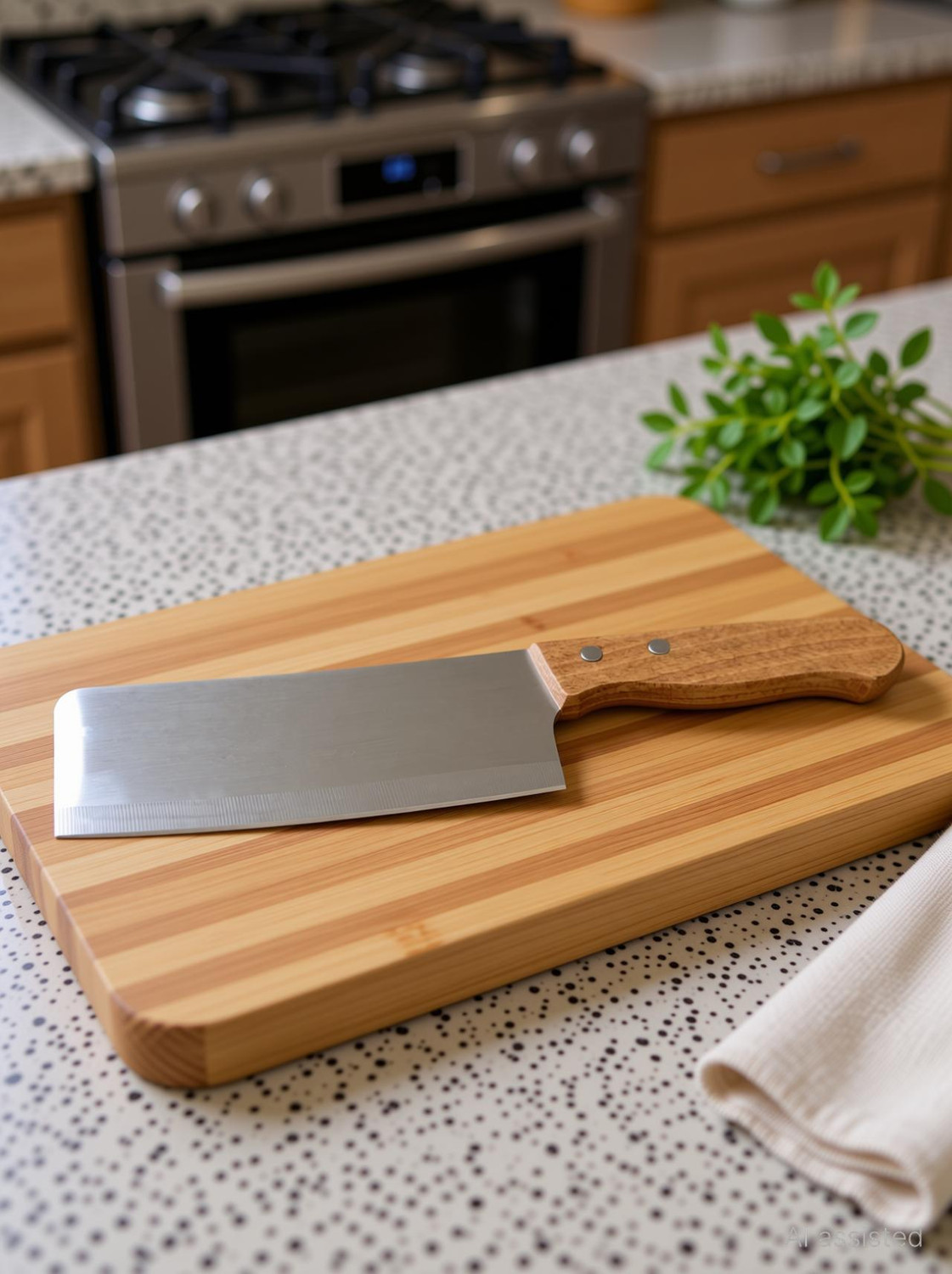 Image of lyon Wooden Handle stainless steel knife (pack of 1) Kitchen Tool Set