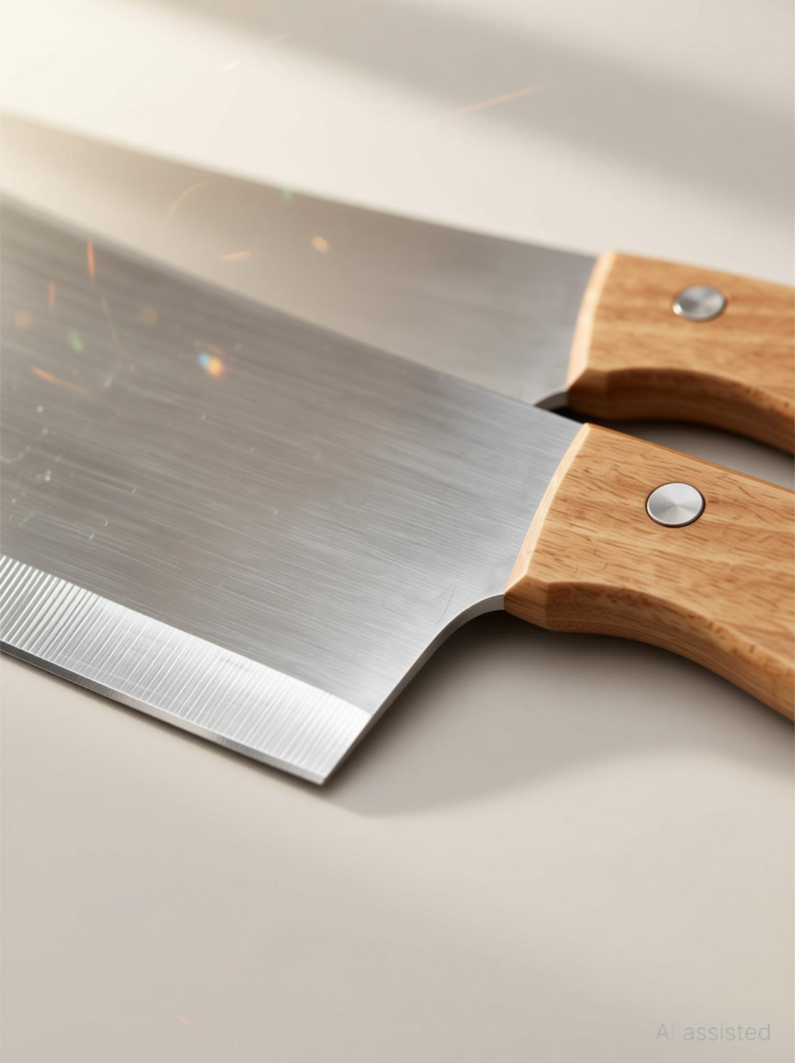 Image of lyon Wooden Handle stainless steel knife (pack of 1) Kitchen Tool Set