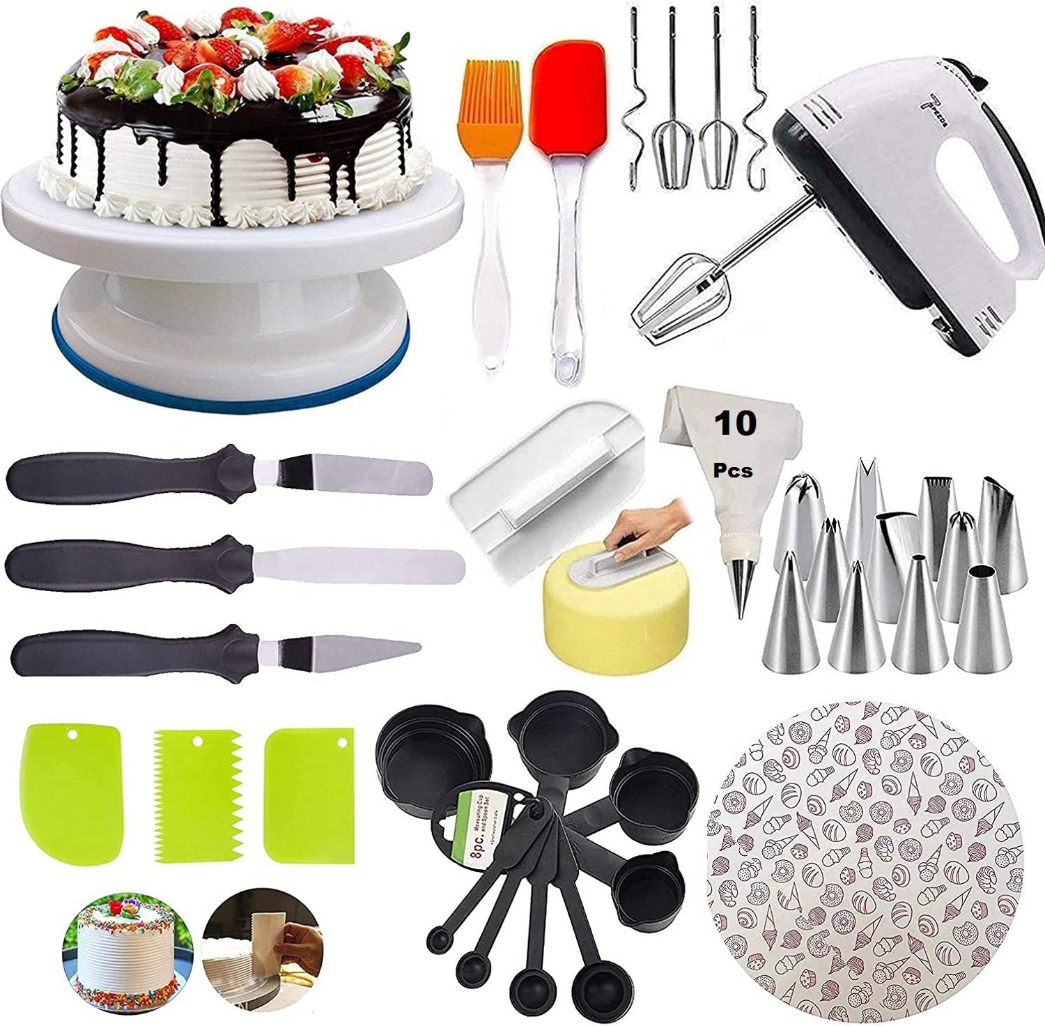 NIJAMRUT cake baking set || cake item || cake ingredients || cake || cake kit Kitchen Tool Set — Kitchen Tools & Gadgets