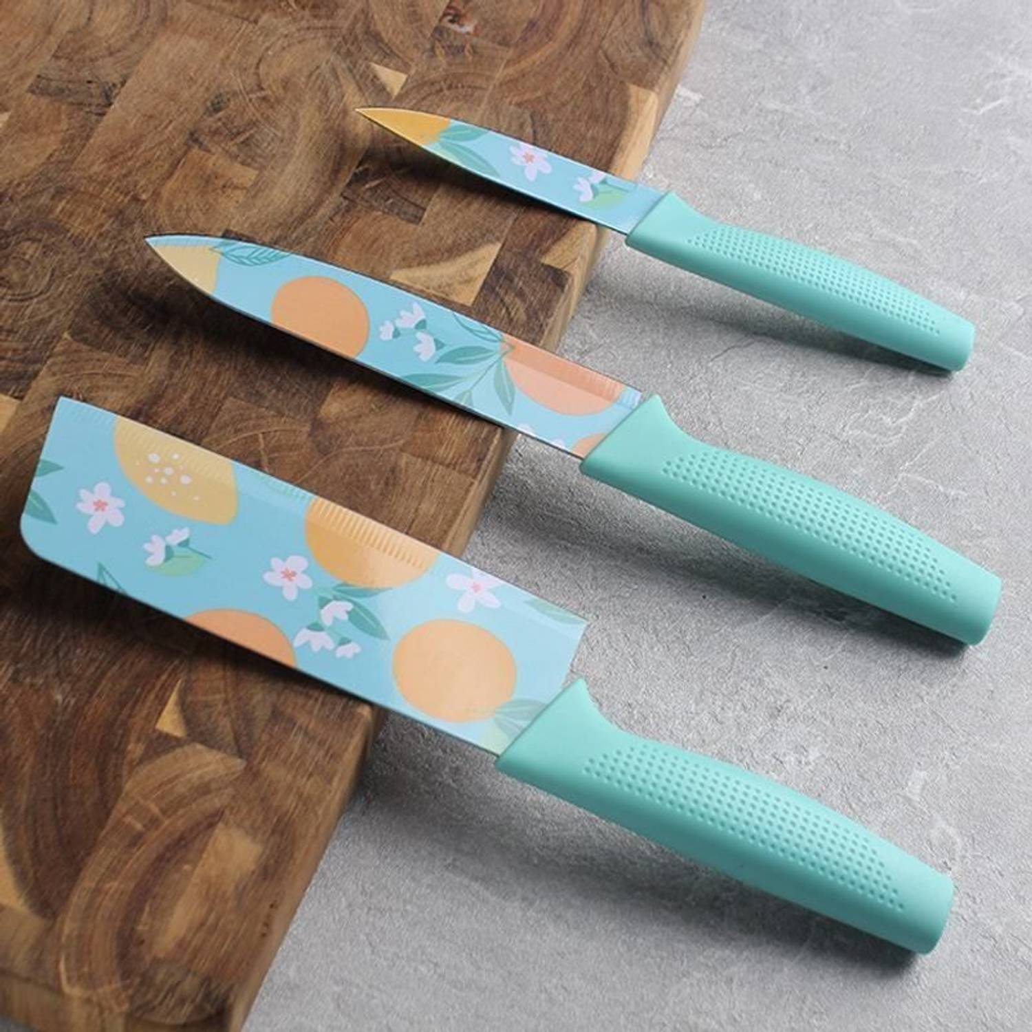 Q7 BRAND Printed SS Ultra Sharp Butcher, Meat, Pairing, Vegetable