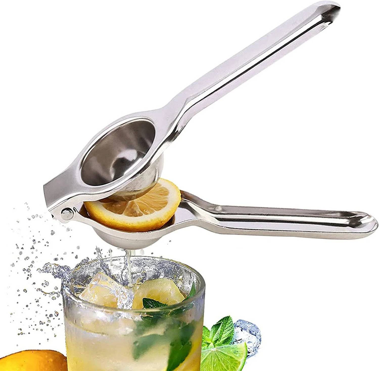 Arshi Lemon Squeezer Solid Manual Juicer Stainless Steel Heavy Duty Kitchen Tool Set